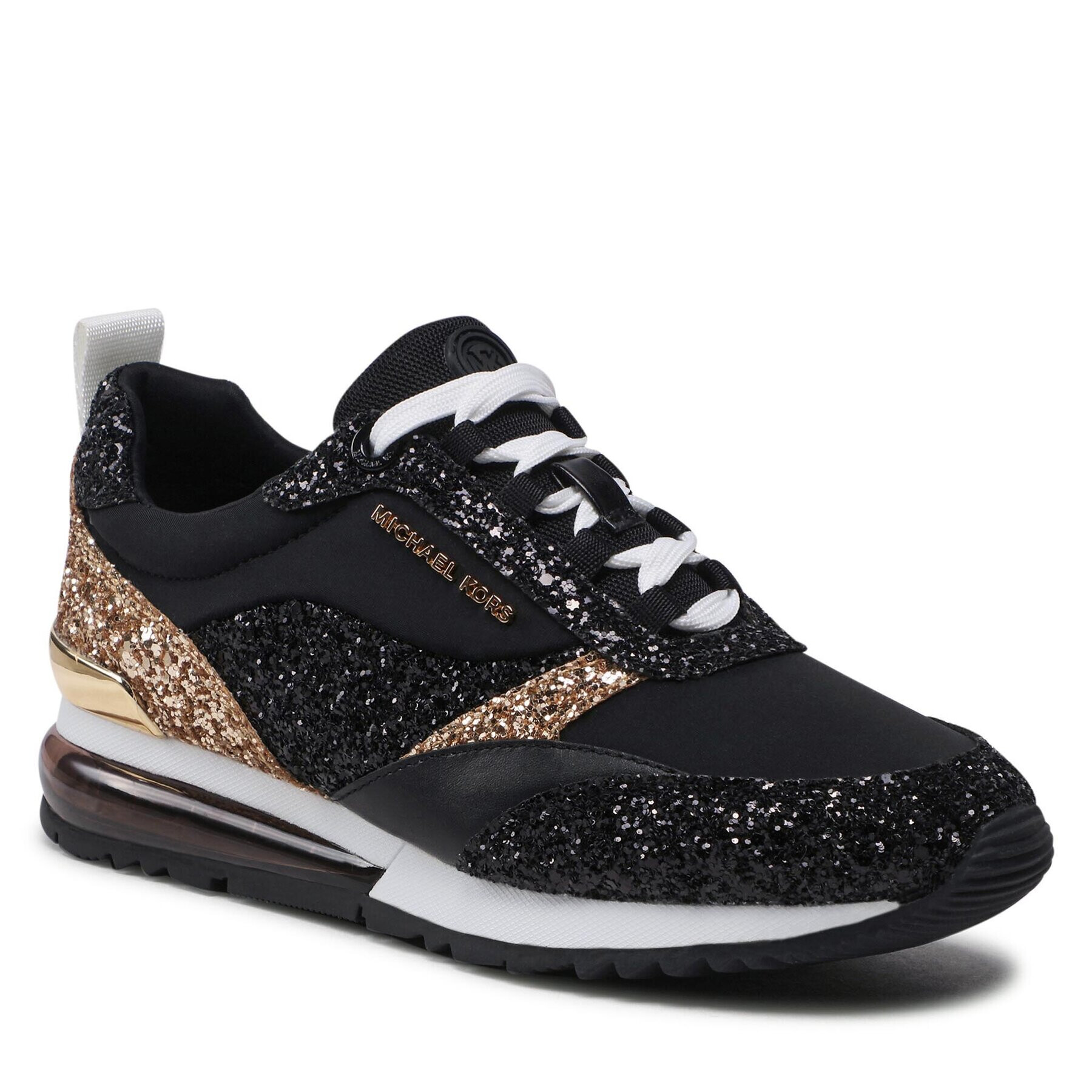 MICHAEL Michael Kors Сникърси Allie Stride Trainer 43F2ALFS1D Черен - Pepit.bg