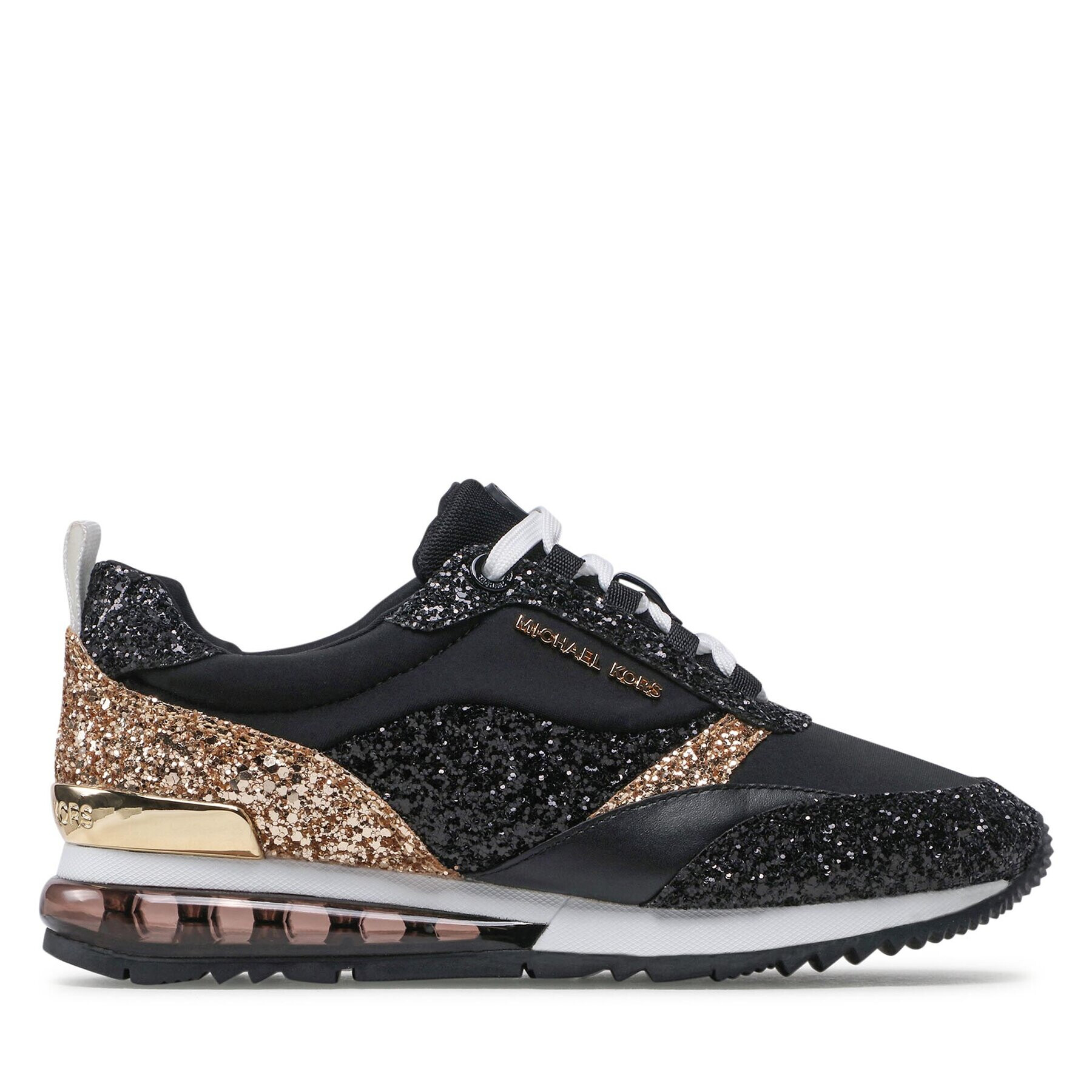 MICHAEL Michael Kors Сникърси Allie Stride Trainer 43F2ALFS1D Черен - Pepit.bg