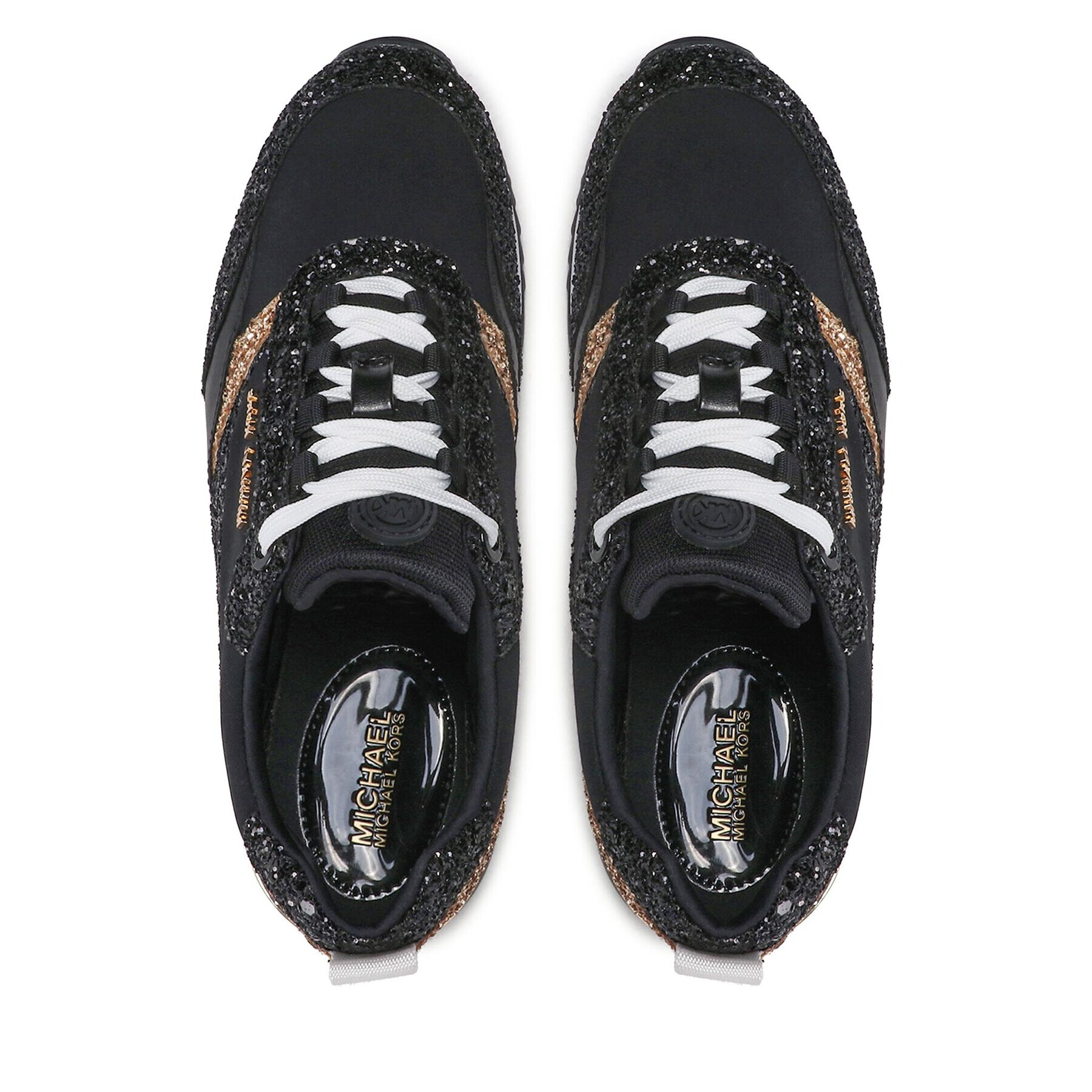 MICHAEL Michael Kors Сникърси Allie Stride Trainer 43F2ALFS1D Черен - Pepit.bg