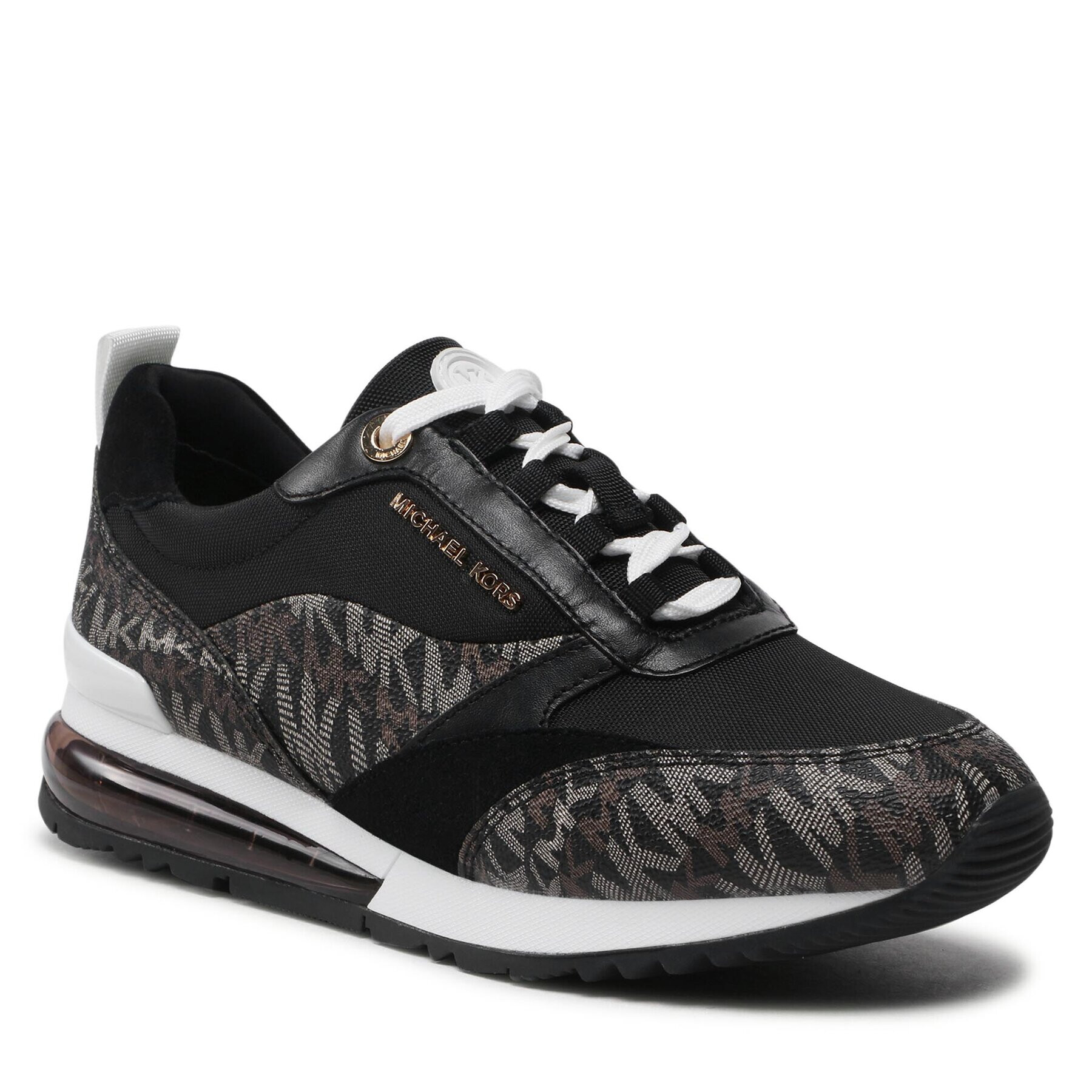 MICHAEL Michael Kors Сникърси Allie Stride Trainer 43F2ALFS7B Черен - Pepit.bg