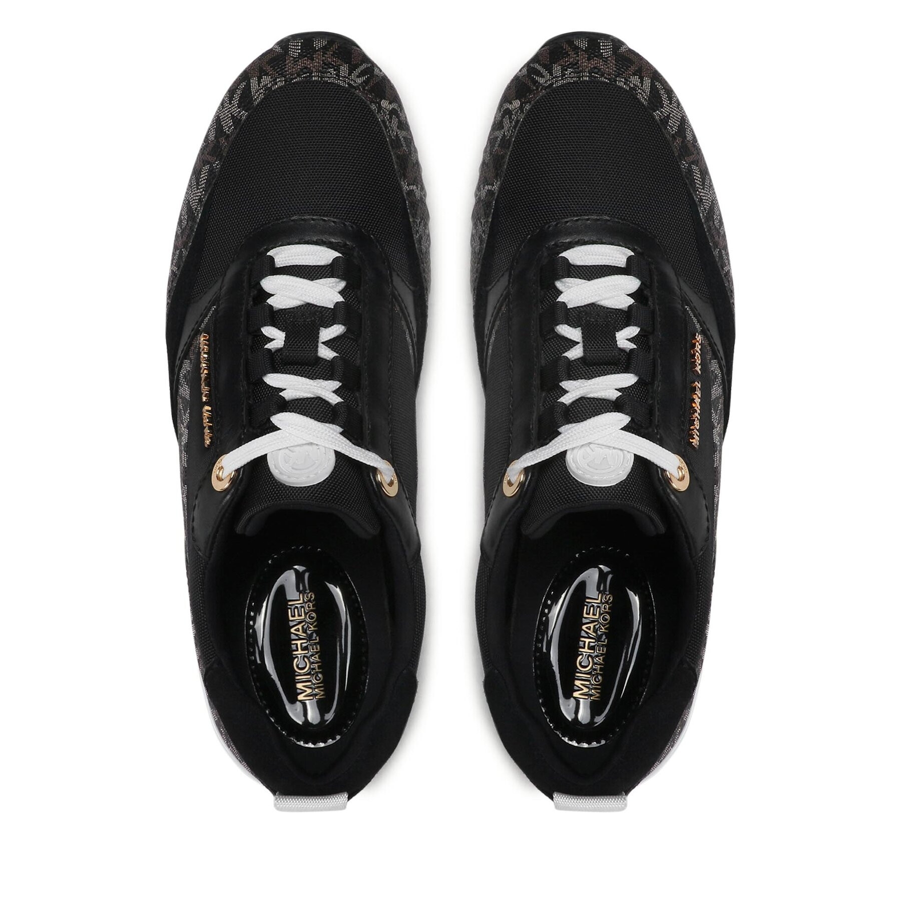 MICHAEL Michael Kors Сникърси Allie Stride Trainer 43F2ALFS7B Черен - Pepit.bg