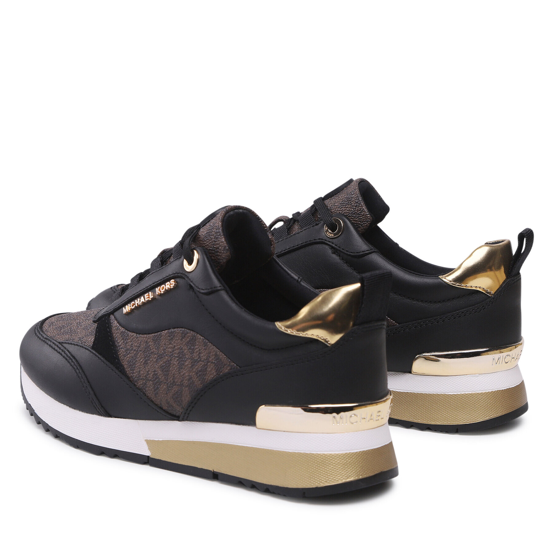 MICHAEL Michael Kors Сникърси Allie Stride Trainer 43T2ALFS4L Кафяв - Pepit.bg