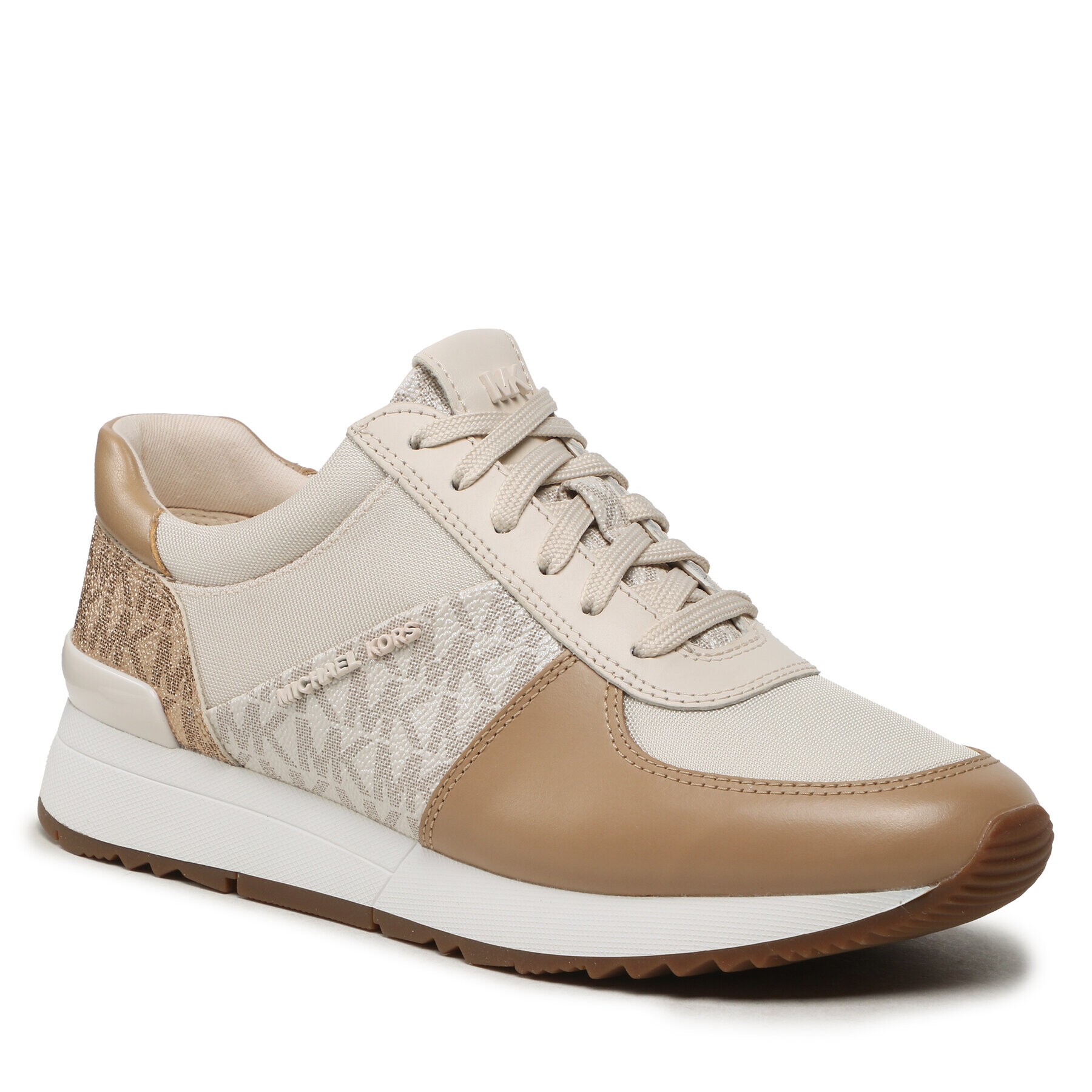 MICHAEL Michael Kors Сникърси Allie Trainer 43F3ALFS3B Бежов - Pepit.bg