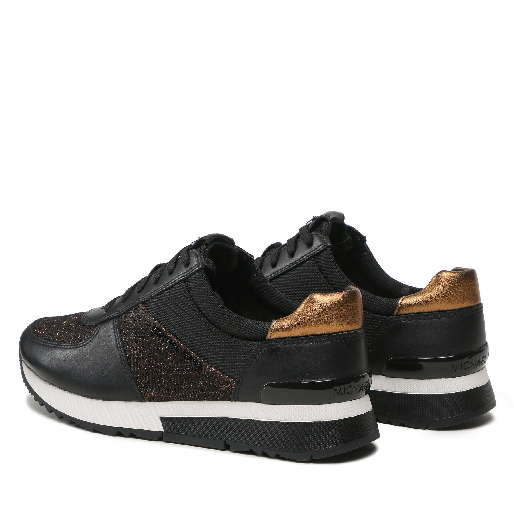 MICHAEL Michael Kors Сникърси Allie Trainer 43F3ALFS4D Черен - Pepit.bg