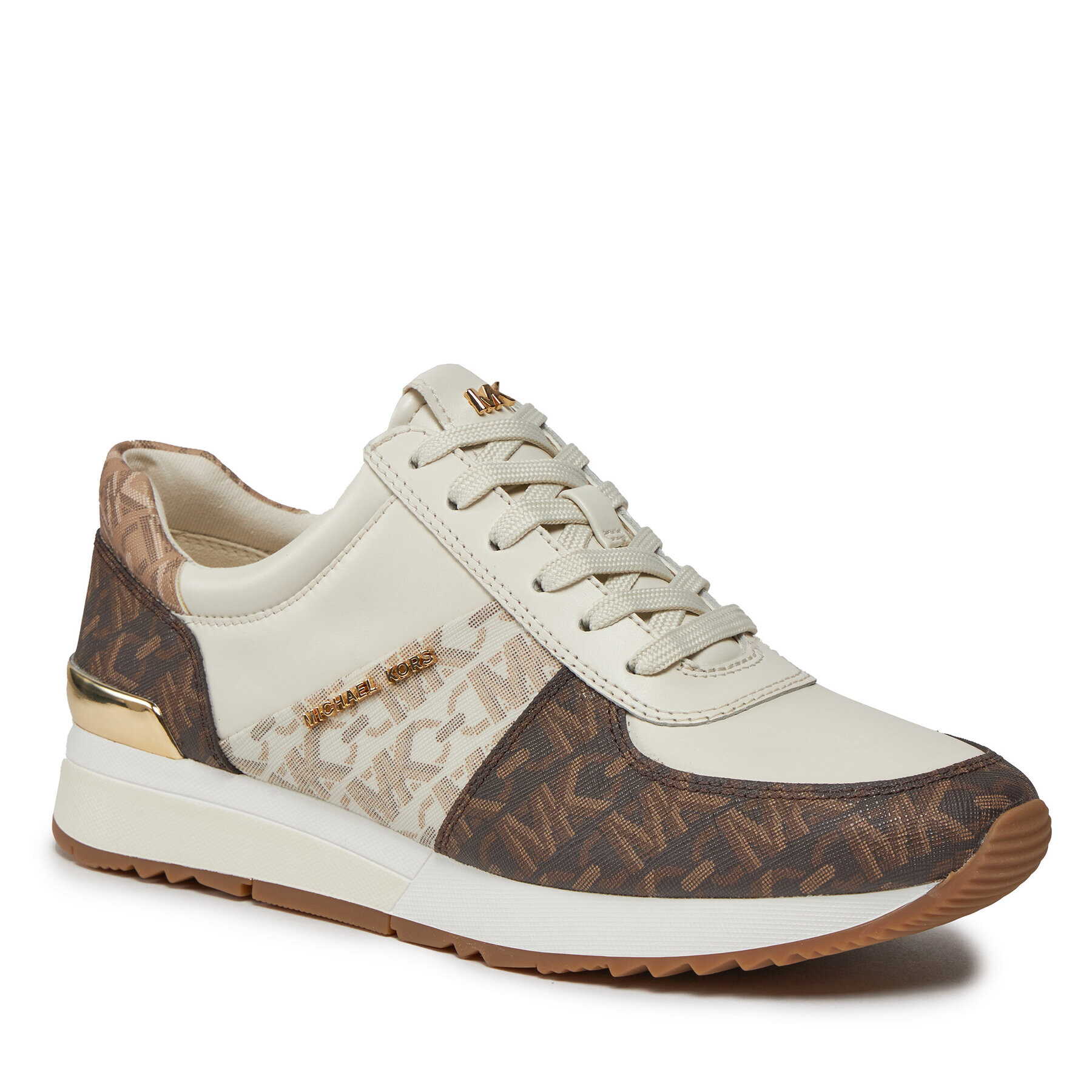 MICHAEL Michael Kors Сникърси Allie Trainer 43H3ALFS1B Бежов - Pepit.bg