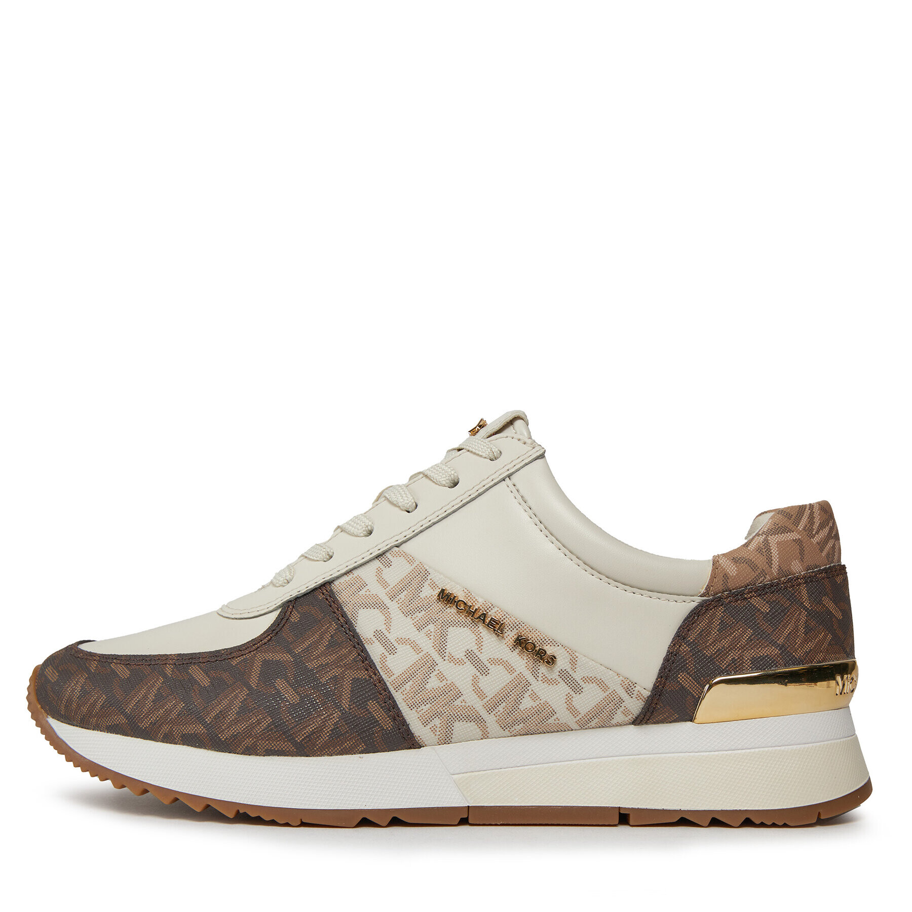 MICHAEL Michael Kors Сникърси Allie Trainer 43H3ALFS1B Бежов - Pepit.bg