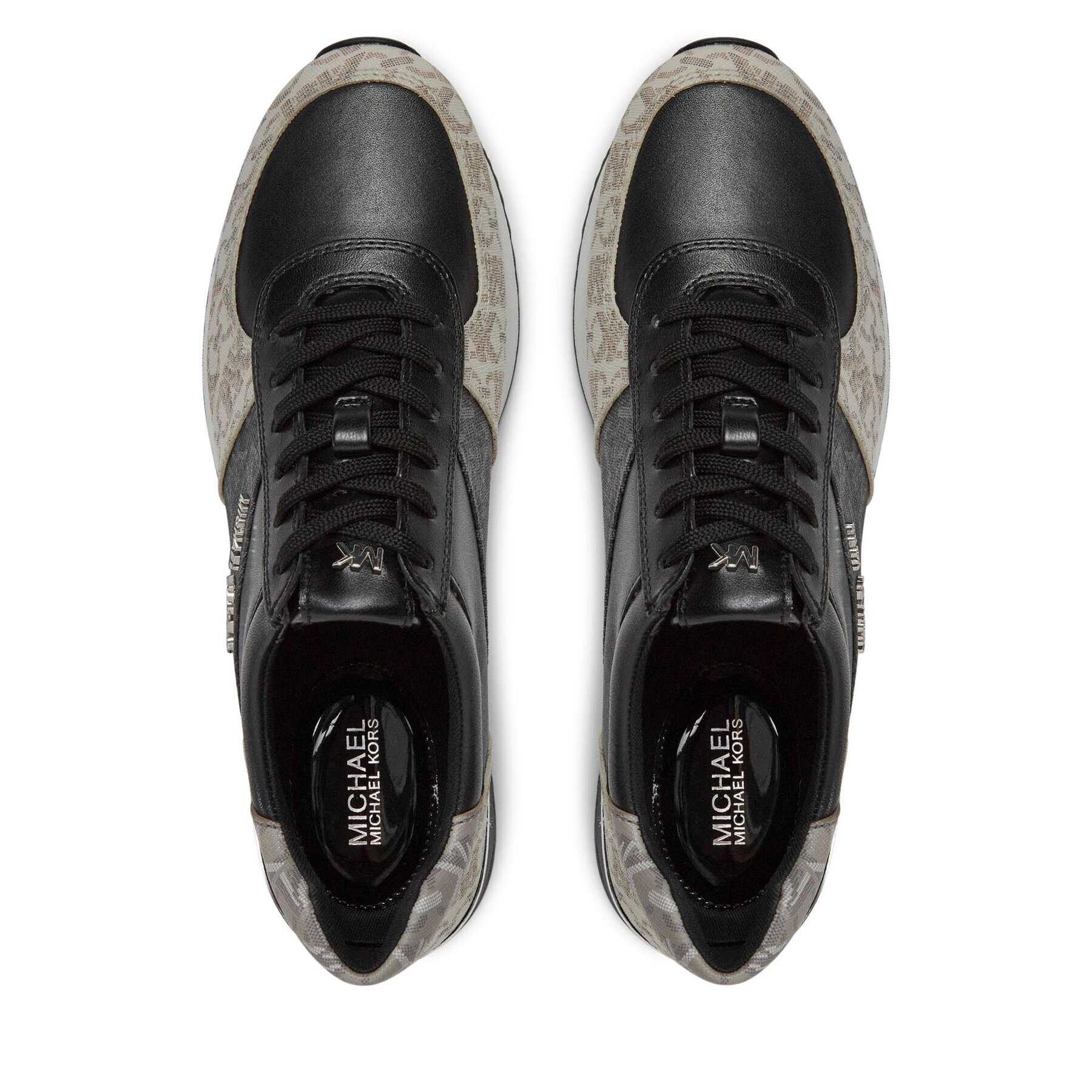 MICHAEL Michael Kors Сникърси Allie Trainer 43H3ALFS1B Черен - Pepit.bg