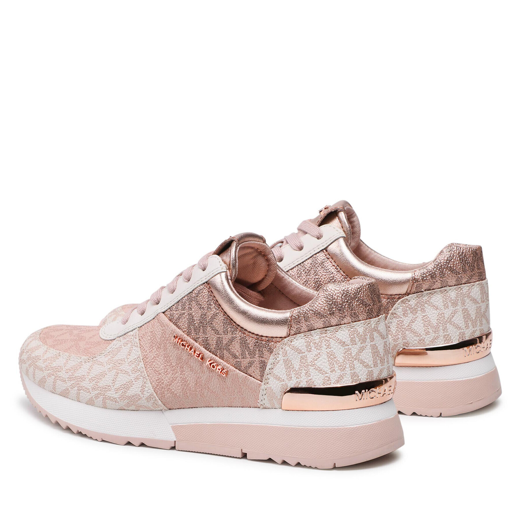 MICHAEL Michael Kors Сникърси Allie Trainer 43R2ALFS2B Розов - Pepit.bg