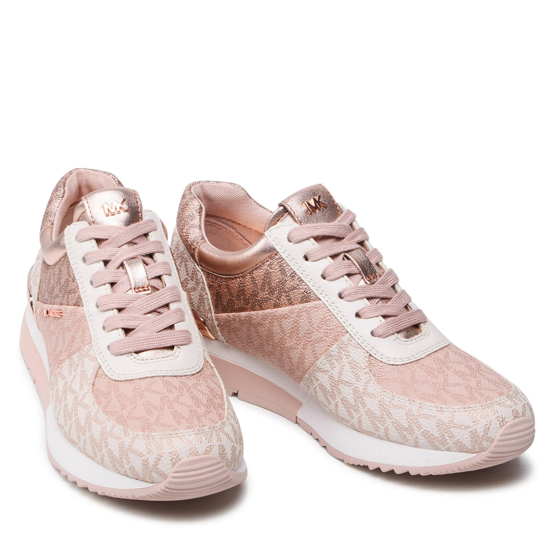 MICHAEL Michael Kors Сникърси Allie Trainer 43R2ALFS2B Розов - Pepit.bg