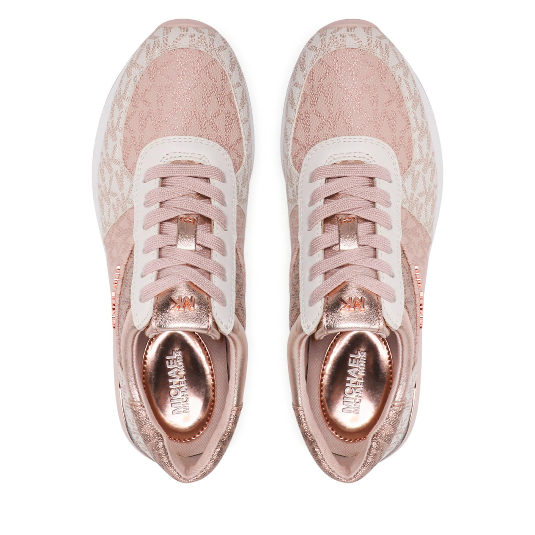 MICHAEL Michael Kors Сникърси Allie Trainer 43R2ALFS2B Розов - Pepit.bg