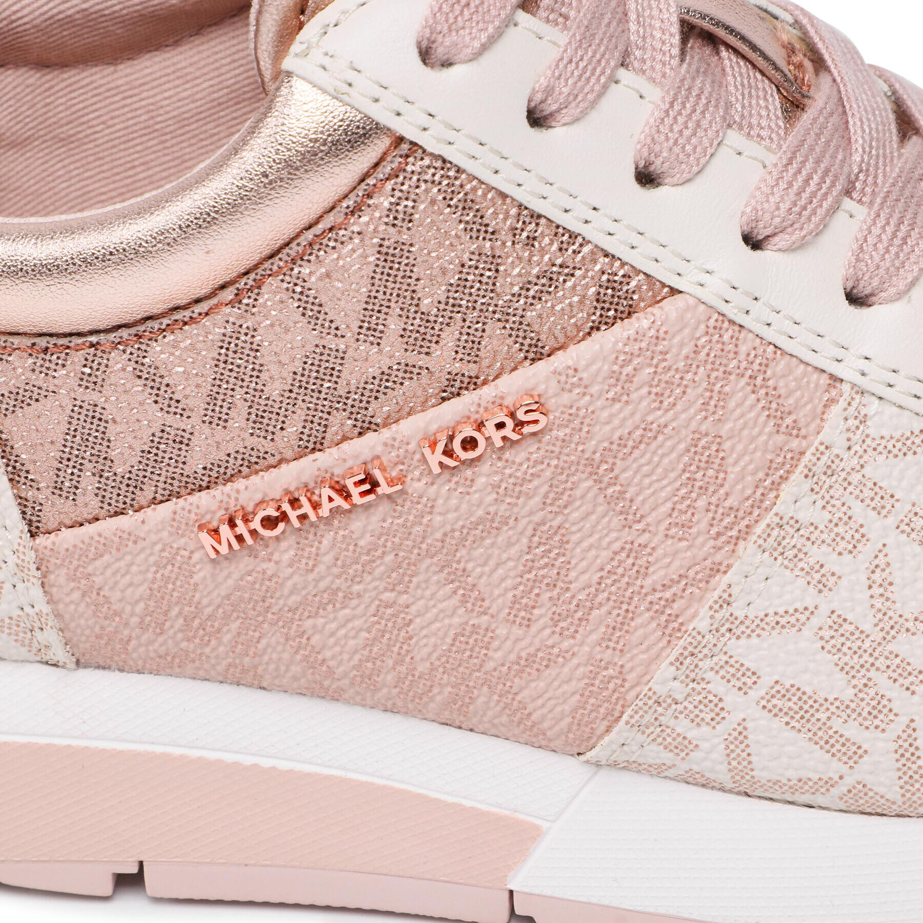 MICHAEL Michael Kors Сникърси Allie Trainer 43R2ALFS2B Розов - Pepit.bg