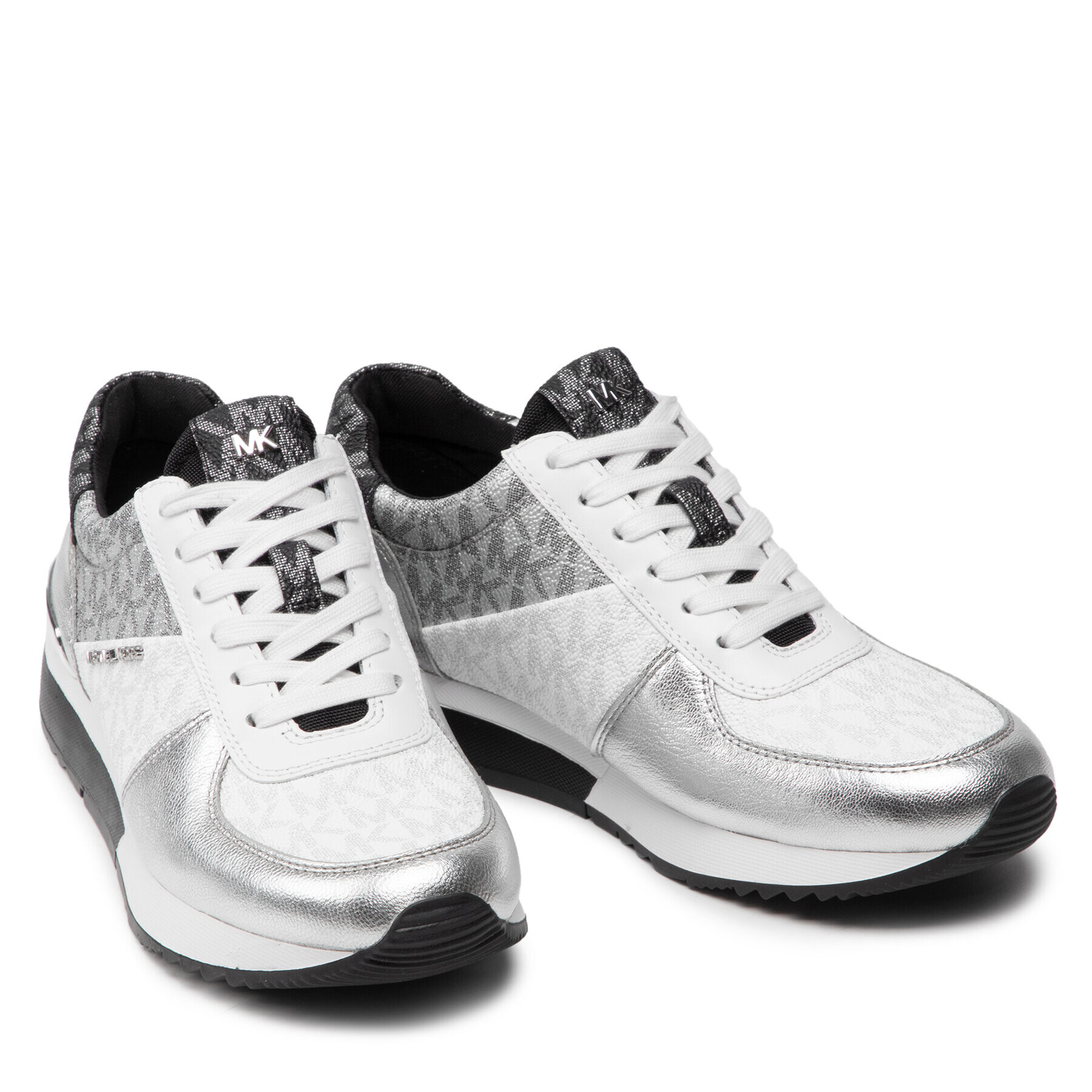 MICHAEL Michael Kors Сникърси Allie Trainer 43R2ALFS2M Сребрист - Pepit.bg