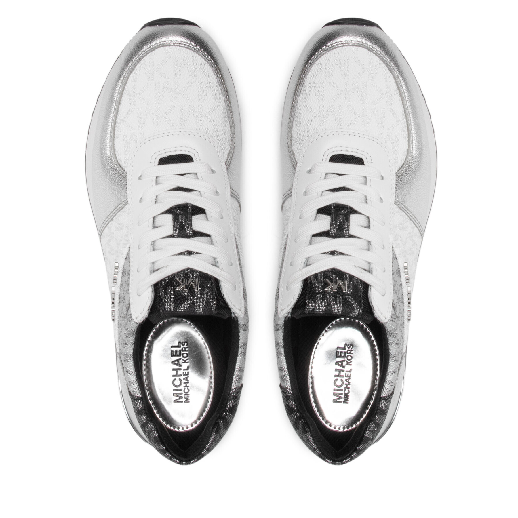 MICHAEL Michael Kors Сникърси Allie Trainer 43R2ALFS2M Сребрист - Pepit.bg