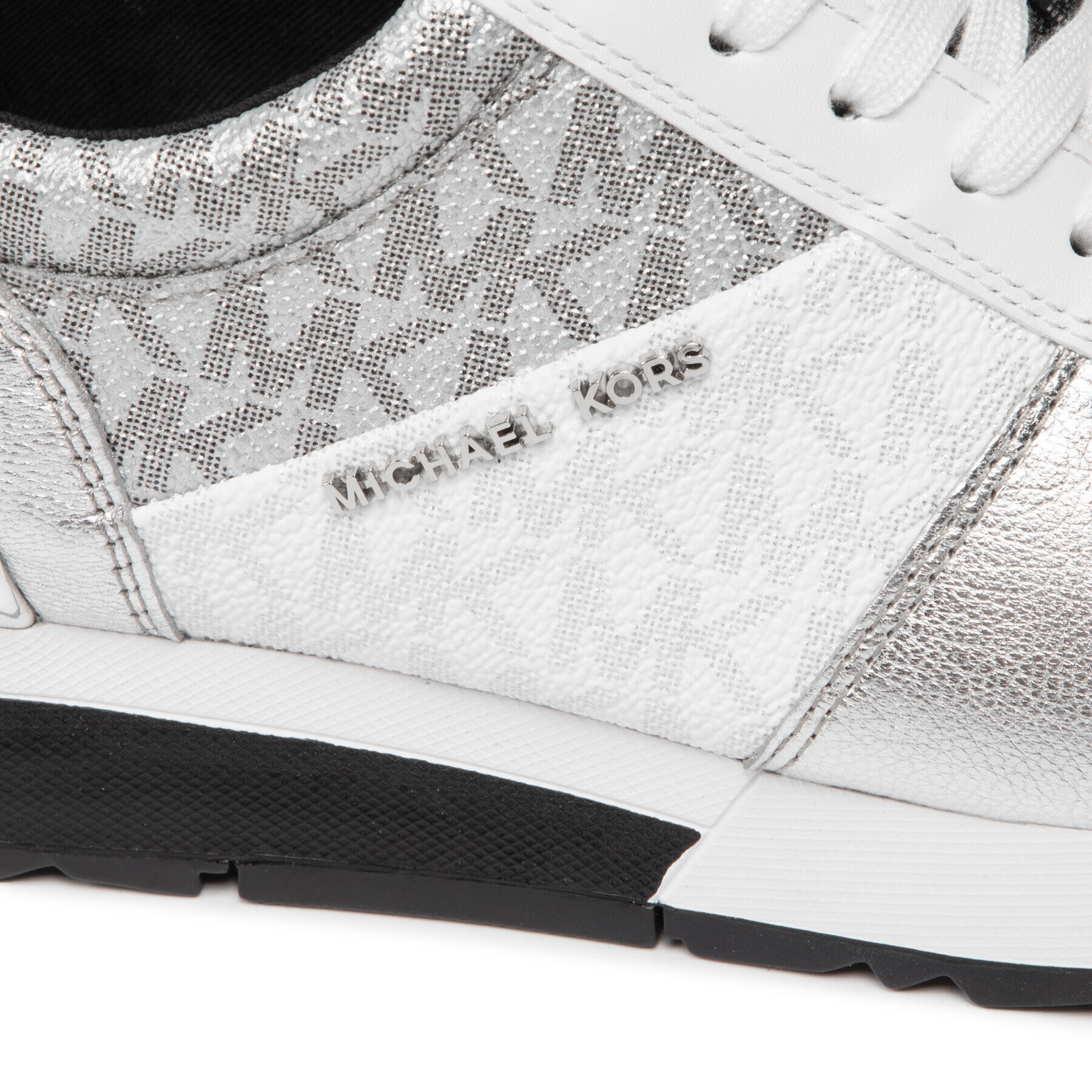 MICHAEL Michael Kors Сникърси Allie Trainer 43R2ALFS2M Сребрист - Pepit.bg