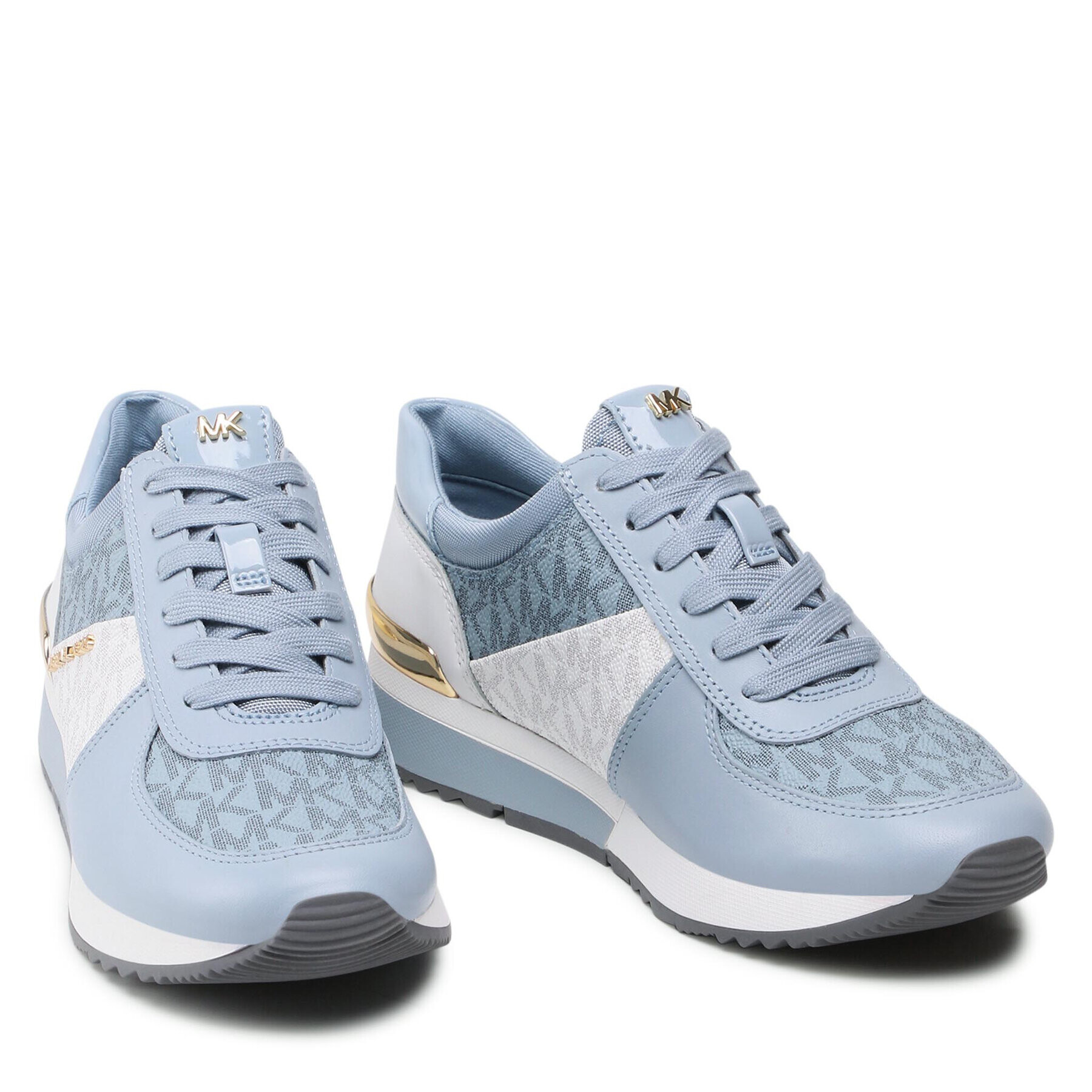 MICHAEL Michael Kors Сникърси Allie Trainer 43R2ALFS4L Син - Pepit.bg