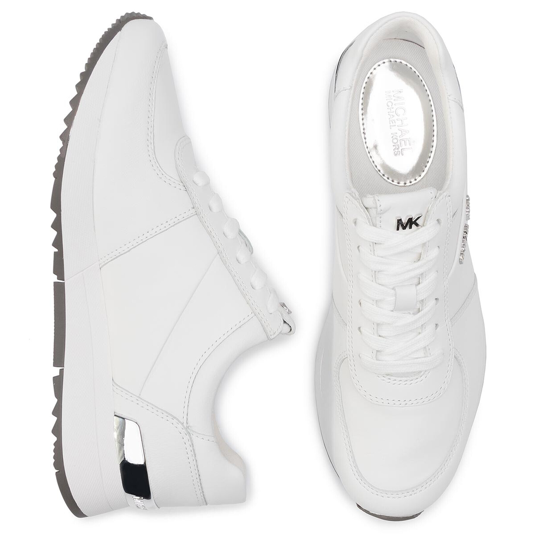 MICHAEL Michael Kors Сникърси Allie Trainer 43R5ALFP3L Бял - Pepit.bg