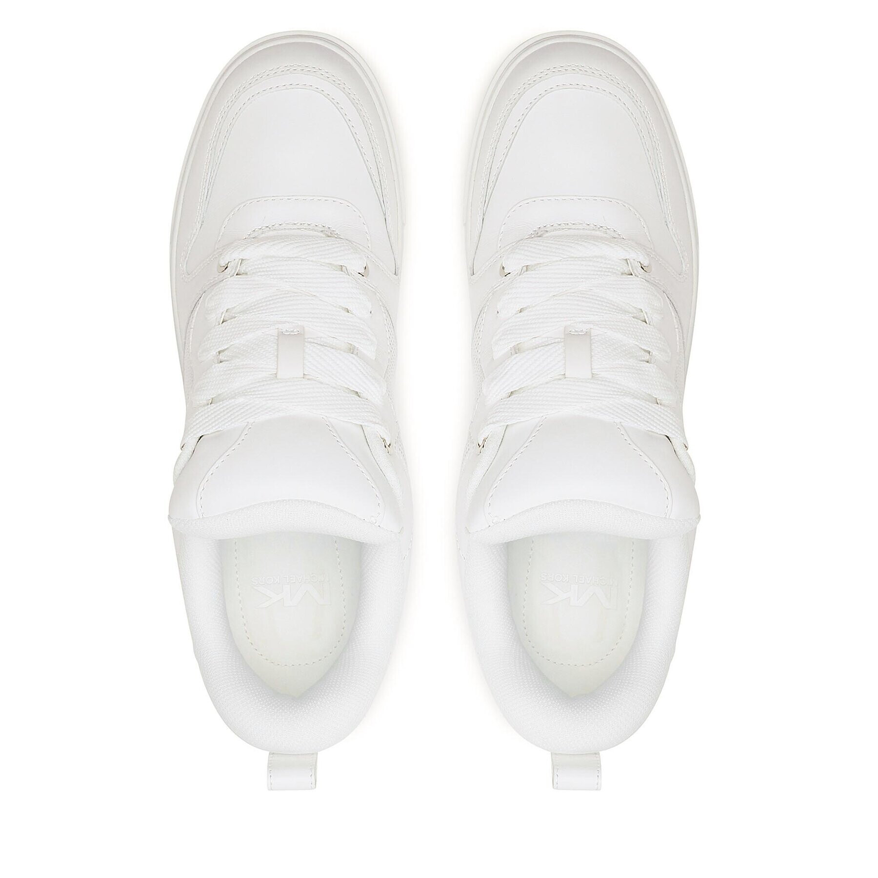 MICHAEL Michael Kors Сникърси Barett Lace Up 42F3BRFS1L Бял - Pepit.bg