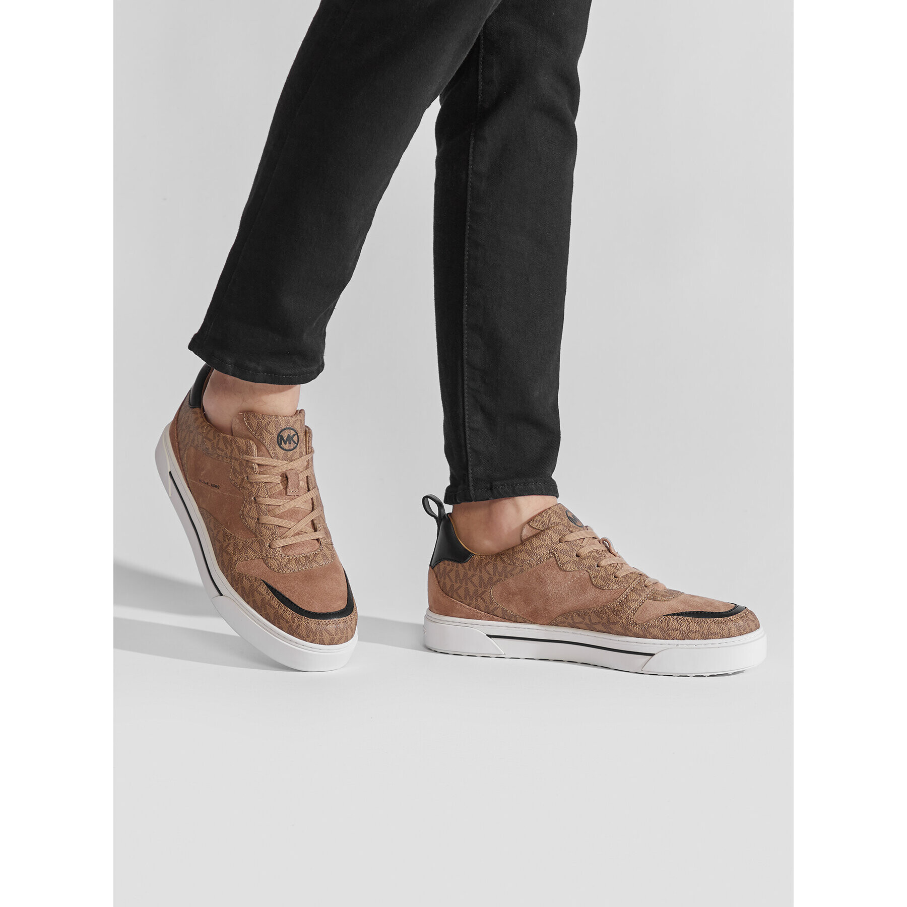 MICHAEL Michael Kors Сникърси Baxter Lace Up 42F2BAFS1B Кафяв - Pepit.bg