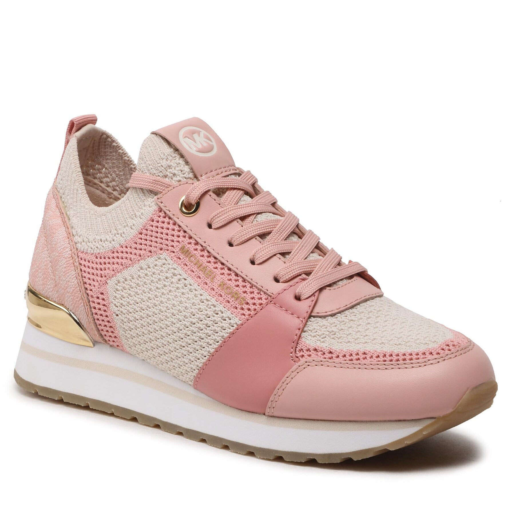 MICHAEL Michael Kors Сникърси Billie Knit Trainer 43S3BIFS2D Розов - Pepit.bg