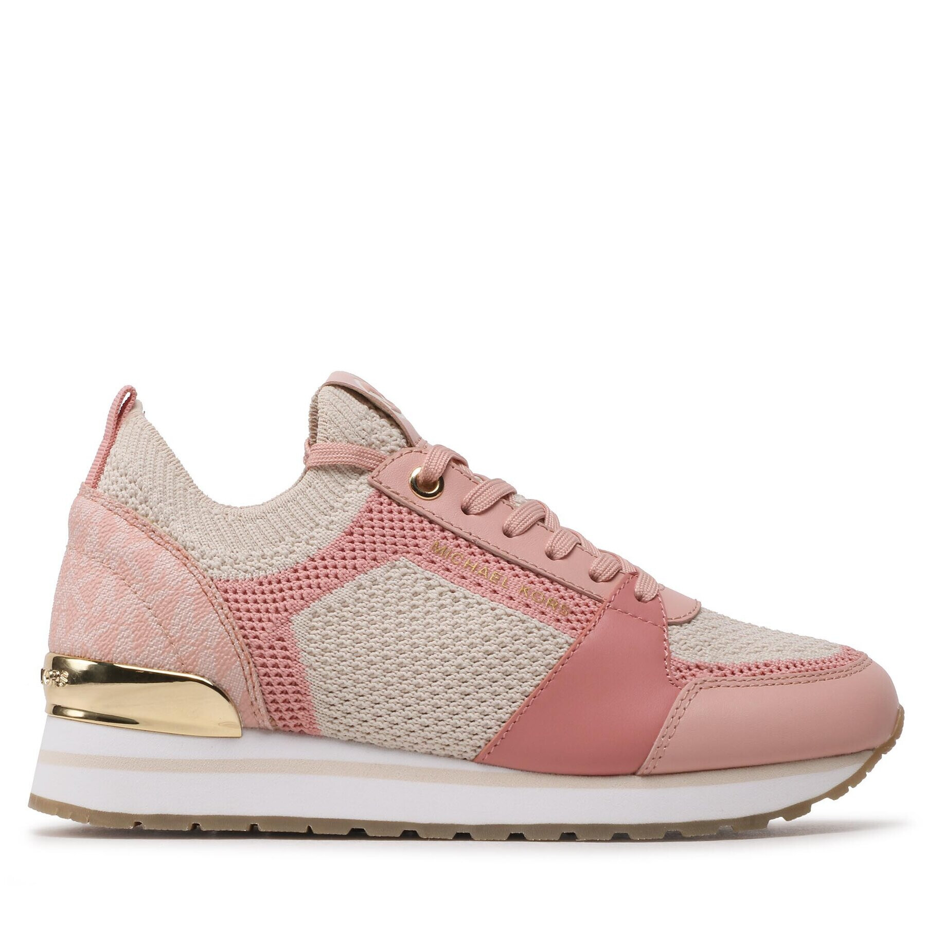 MICHAEL Michael Kors Сникърси Billie Knit Trainer 43S3BIFS2D Розов - Pepit.bg