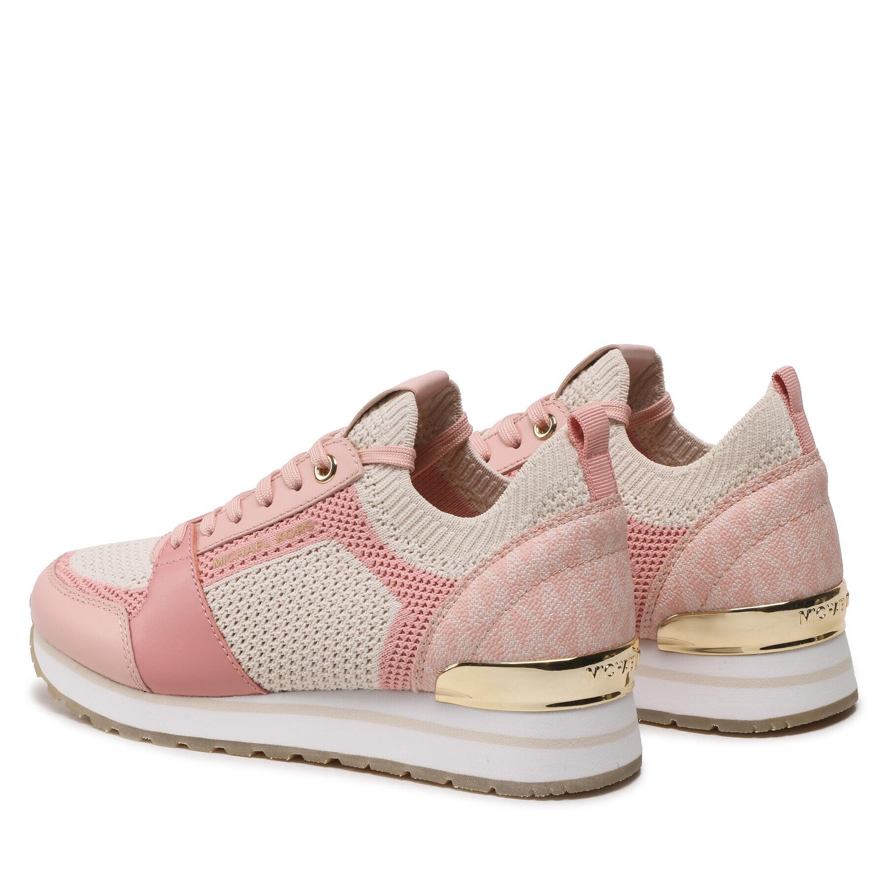 MICHAEL Michael Kors Сникърси Billie Knit Trainer 43S3BIFS2D Розов - Pepit.bg