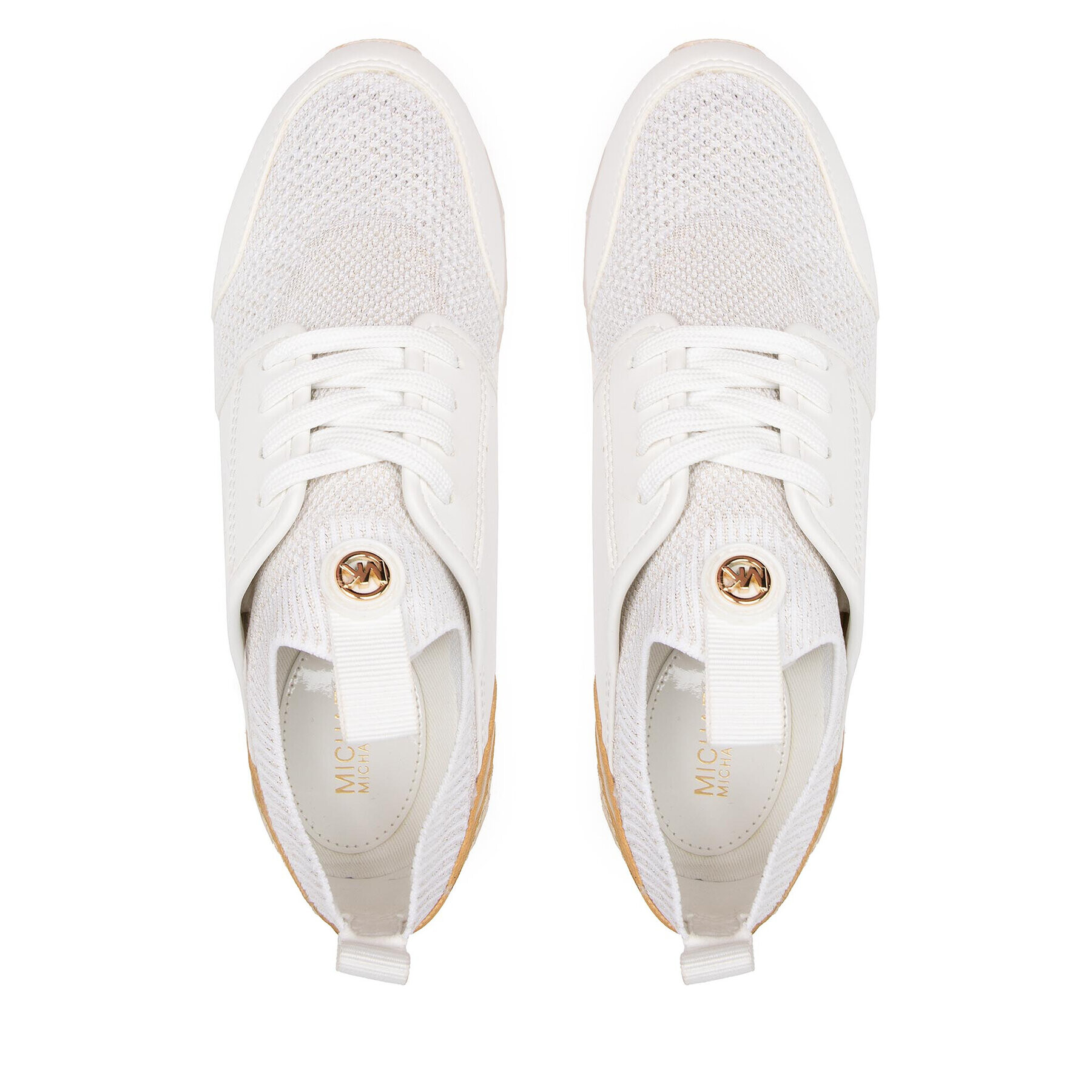 MICHAEL Michael Kors Сникърси Dash Knit Trainers 43T2DAFS1M Бял - Pepit.bg