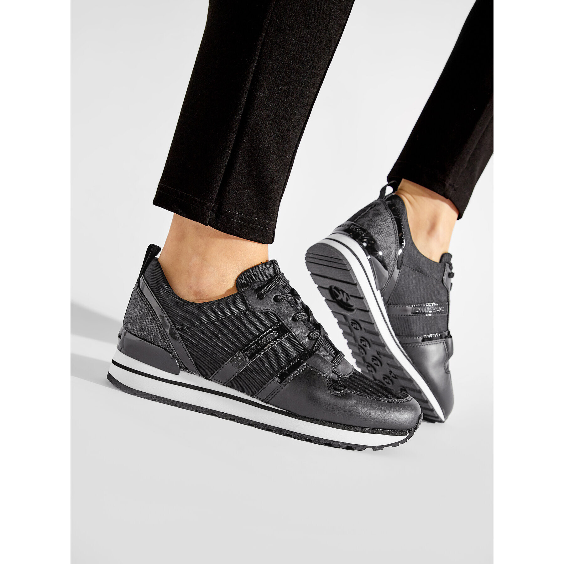 MICHAEL Michael Kors Сникърси Dash Trainer 43S2DAFS1D Черен - Pepit.bg