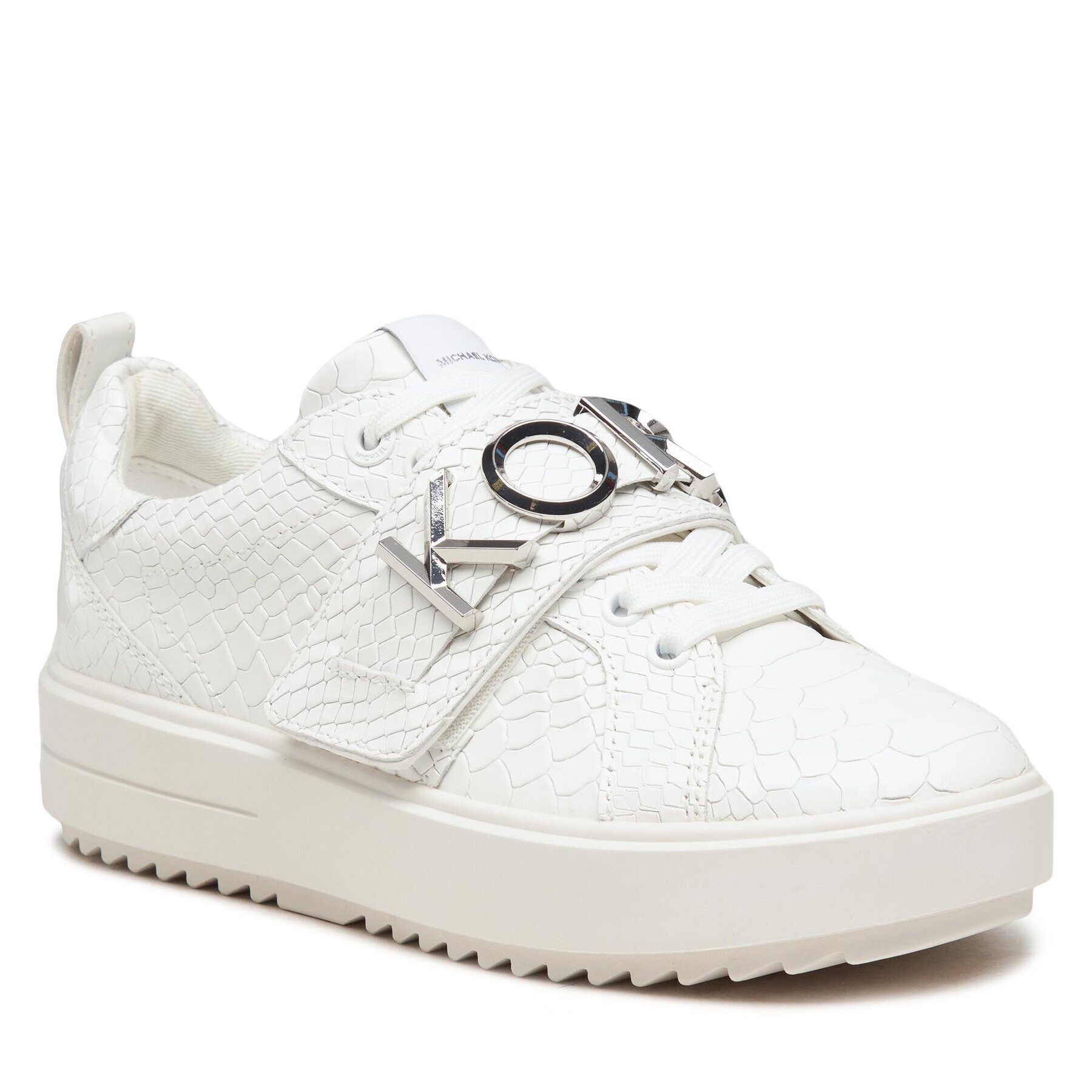 MICHAEL Michael Kors Сникърси Emmet Strap Lace Up 43R3EMFS1E Бял - Pepit.bg
