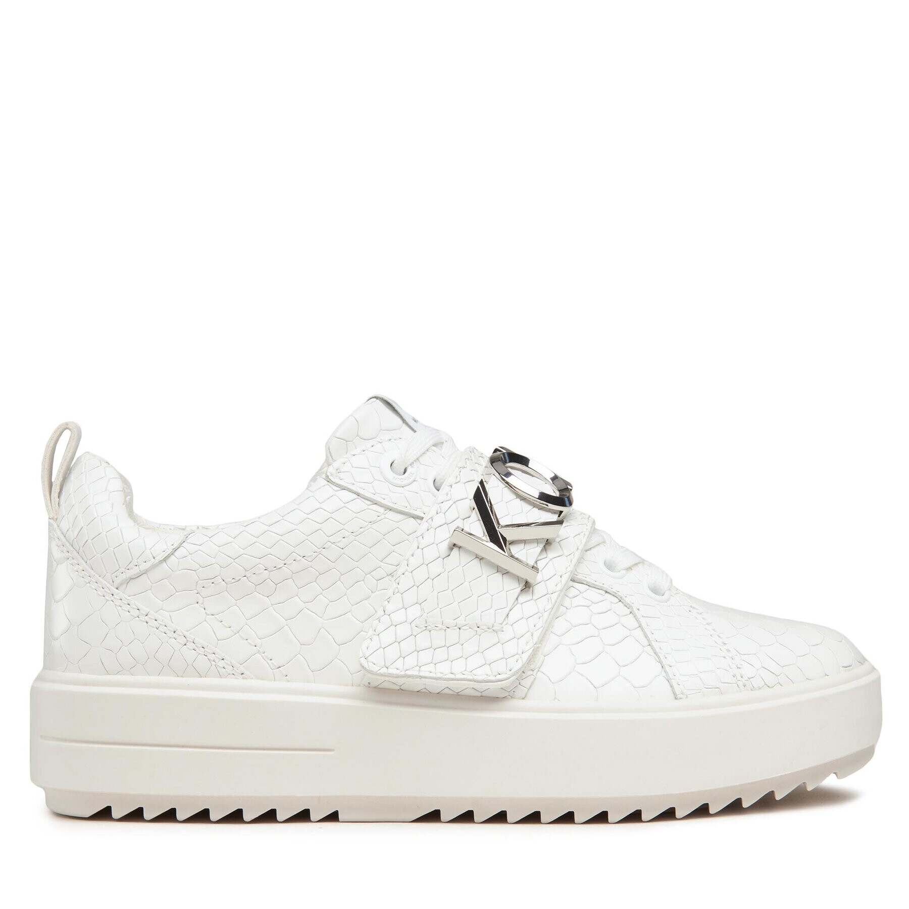 MICHAEL Michael Kors Сникърси Emmet Strap Lace Up 43R3EMFS1E Бял - Pepit.bg