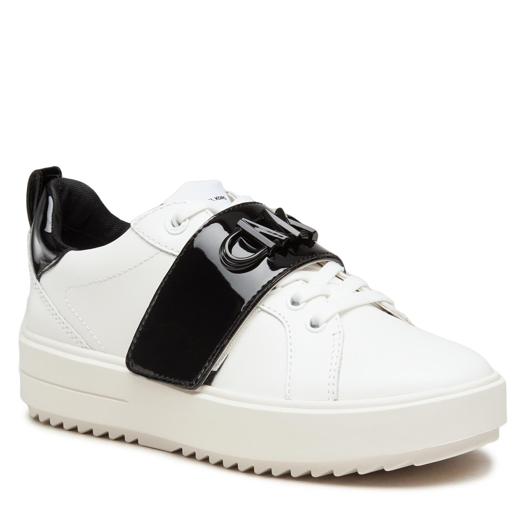 MICHAEL Michael Kors Сникърси Emmet Strap Lace Up 43R3EMFS1L Бял - Pepit.bg