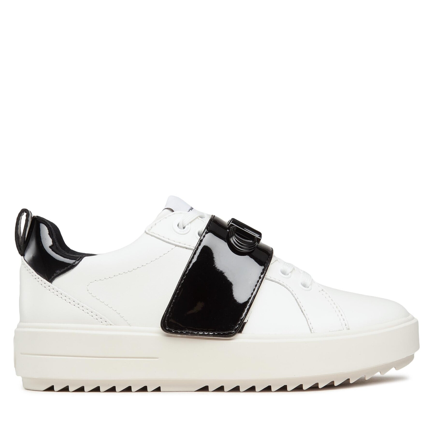 MICHAEL Michael Kors Сникърси Emmet Strap Lace Up 43R3EMFS1L Бял - Pepit.bg