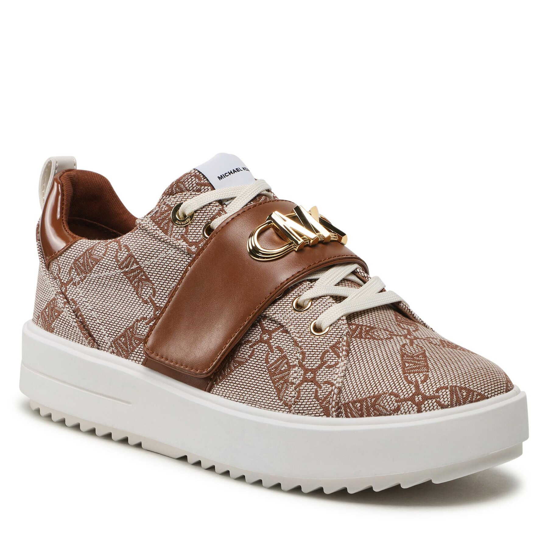 MICHAEL Michael Kors Сникърси Emmet Strap Lace Up 43S3EMFS1Y Кафяв - Pepit.bg