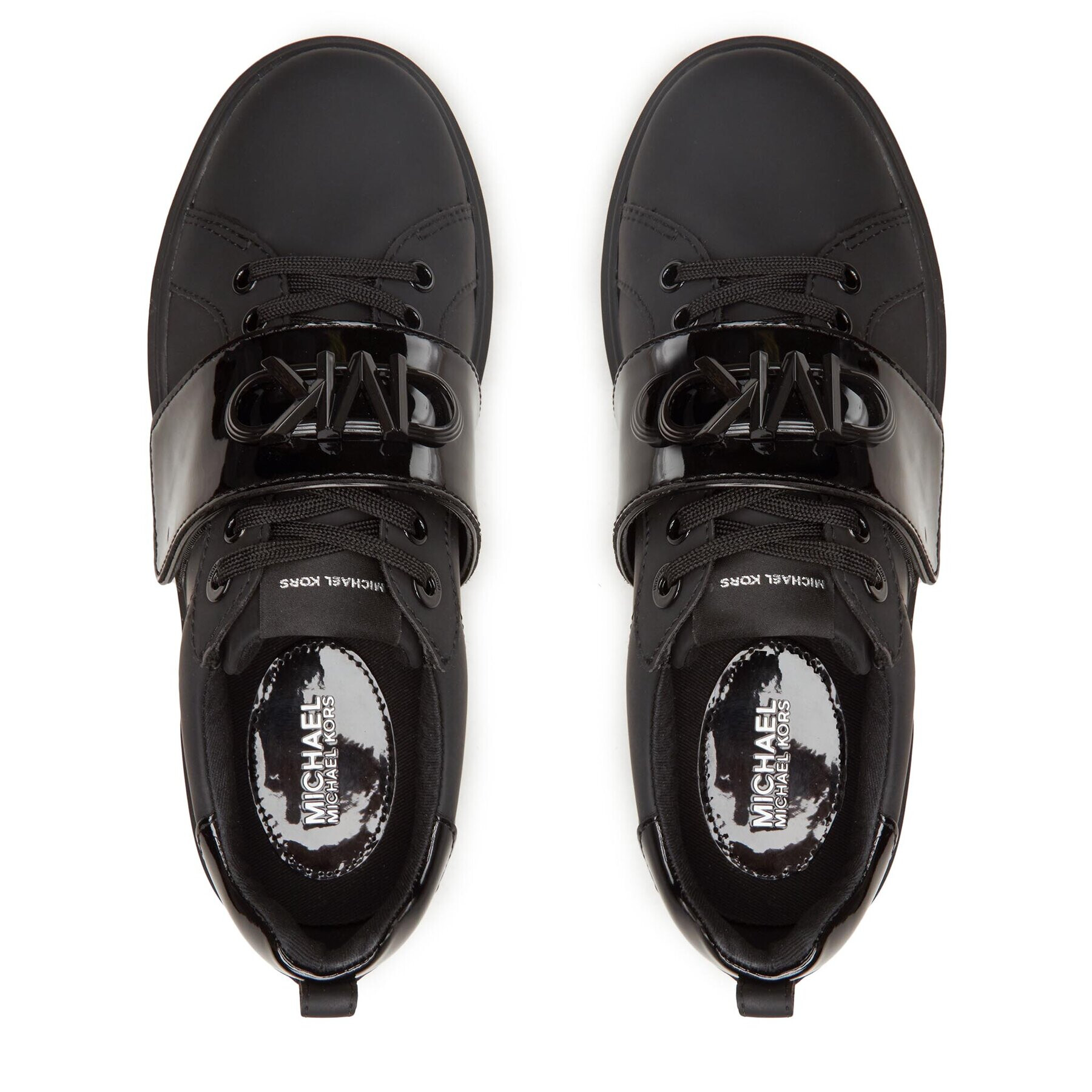 MICHAEL Michael Kors Сникърси Emmett Strap Lace Up 43R3EMFS1D Черен - Pepit.bg