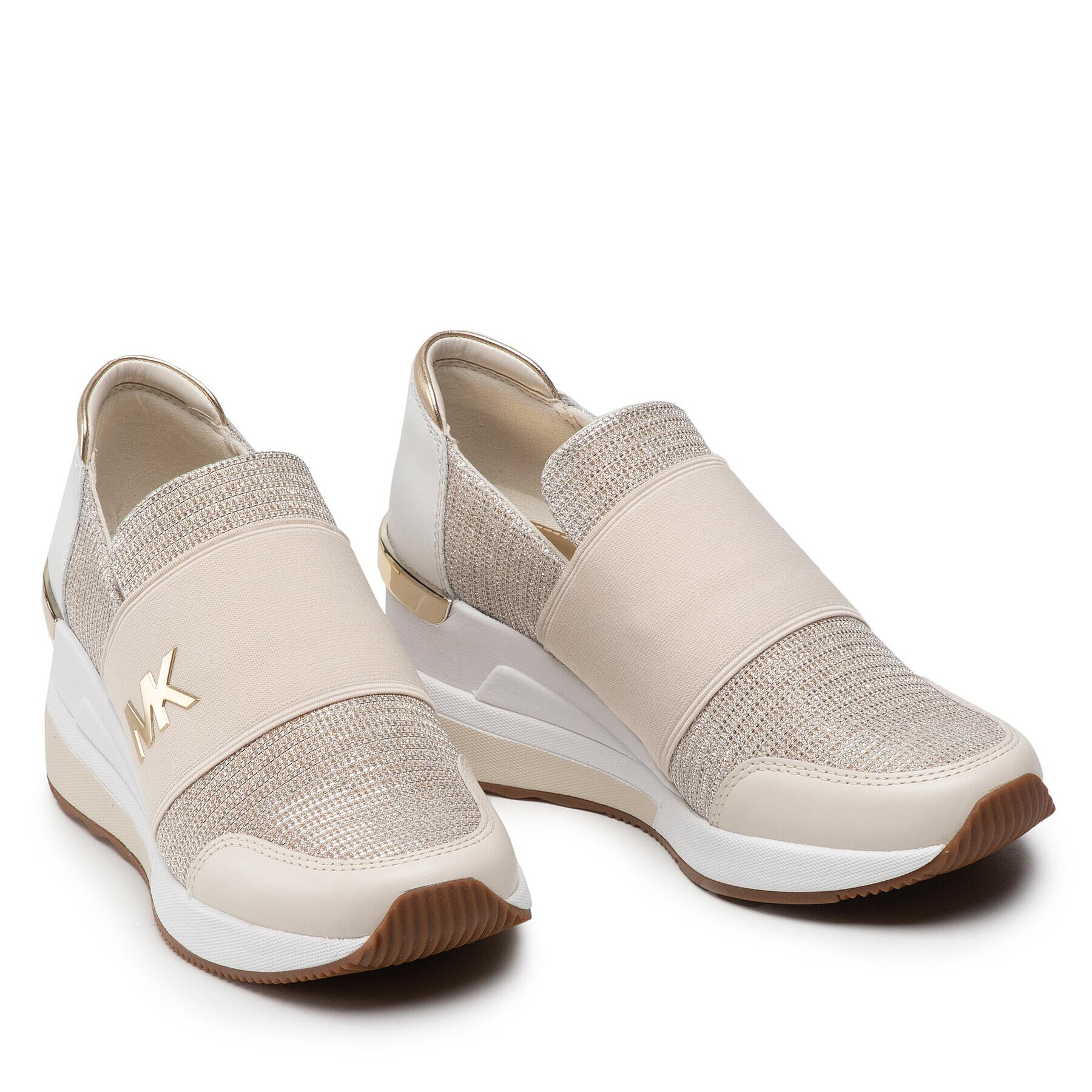 MICHAEL Michael Kors Сникърси Felix Trainer 43S2FXFS2D Бежов - Pepit.bg