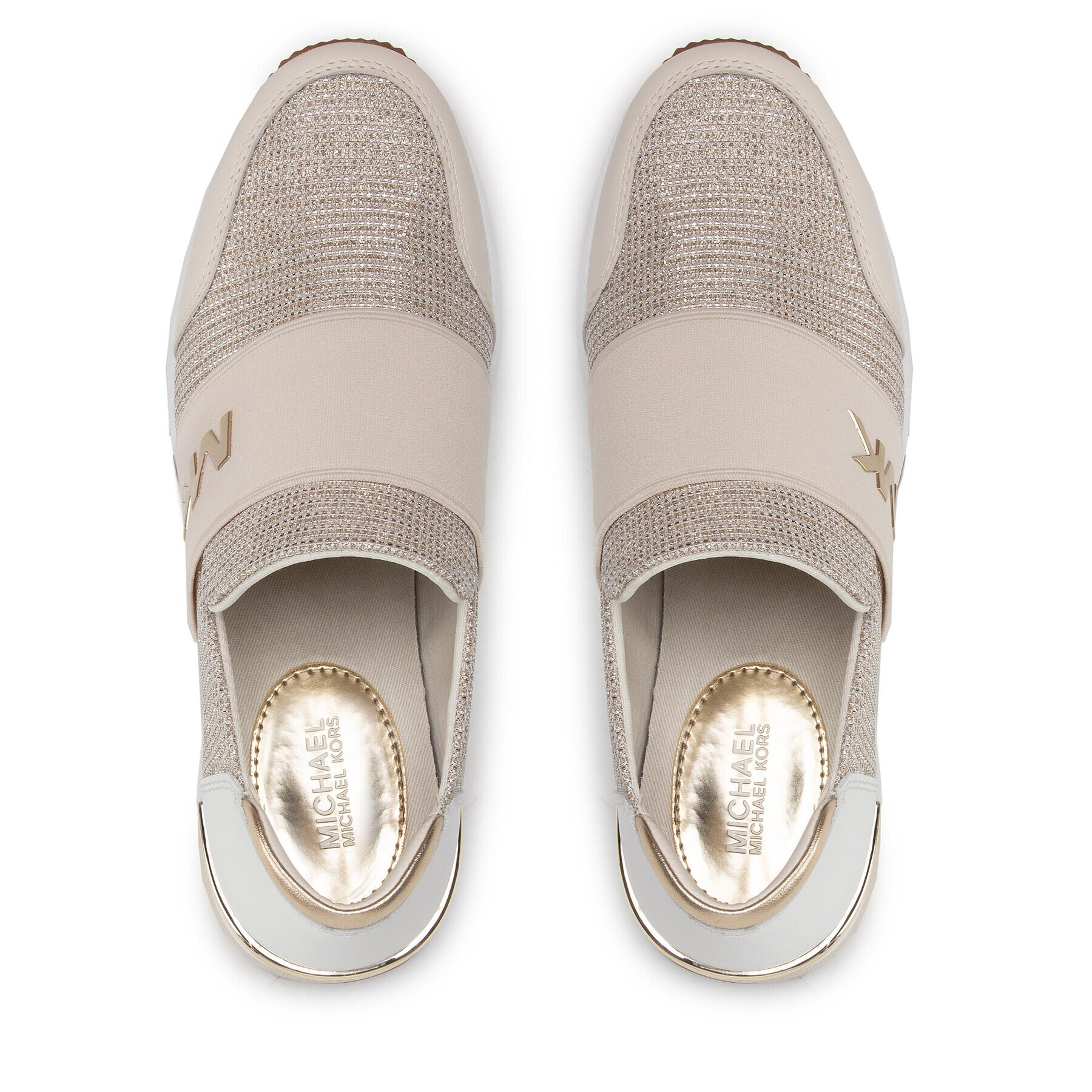 MICHAEL Michael Kors Сникърси Felix Trainer 43S2FXFS2D Бежов - Pepit.bg