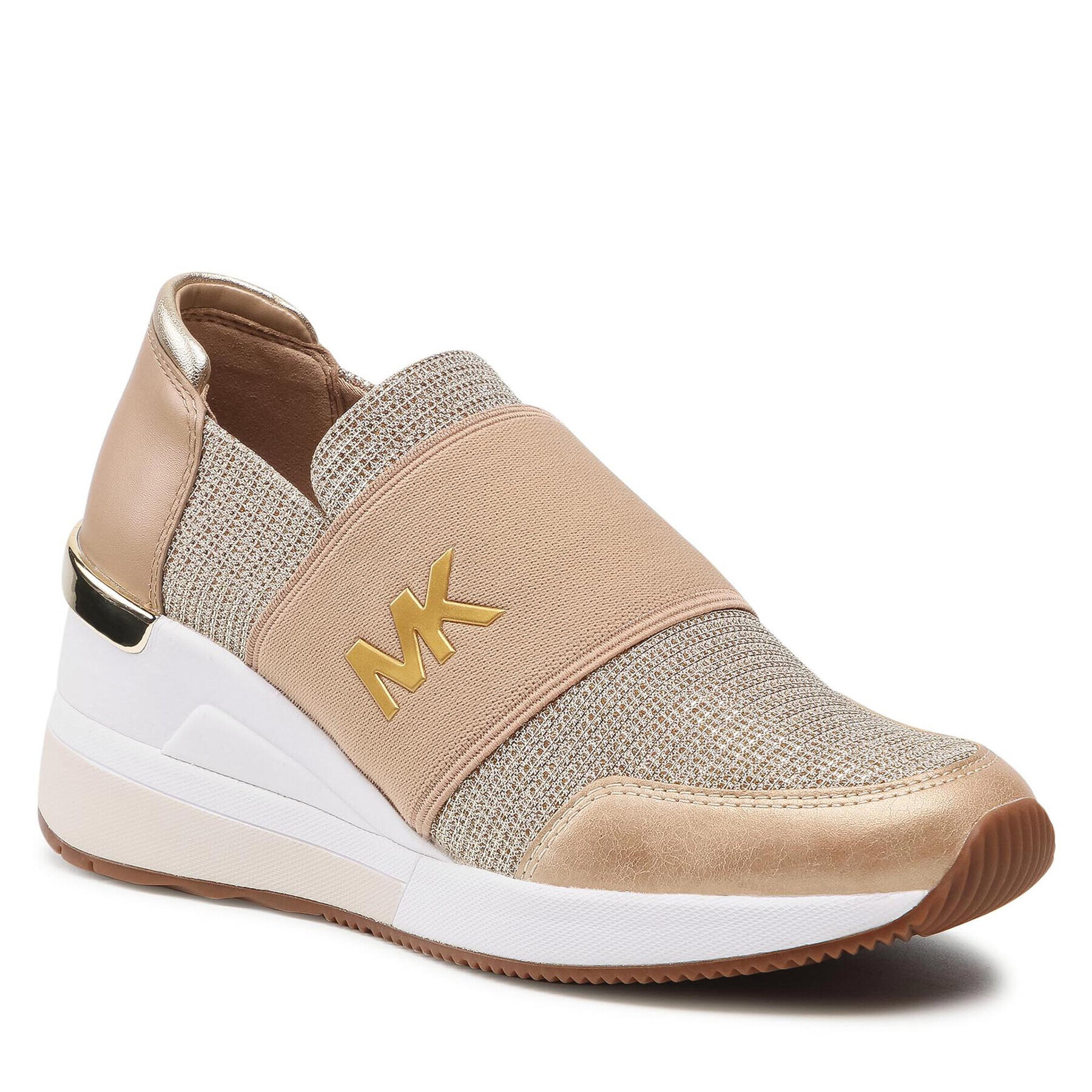 MICHAEL Michael Kors Сникърси Felix Trainer 43T1FXFS3D Бежов - Pepit.bg