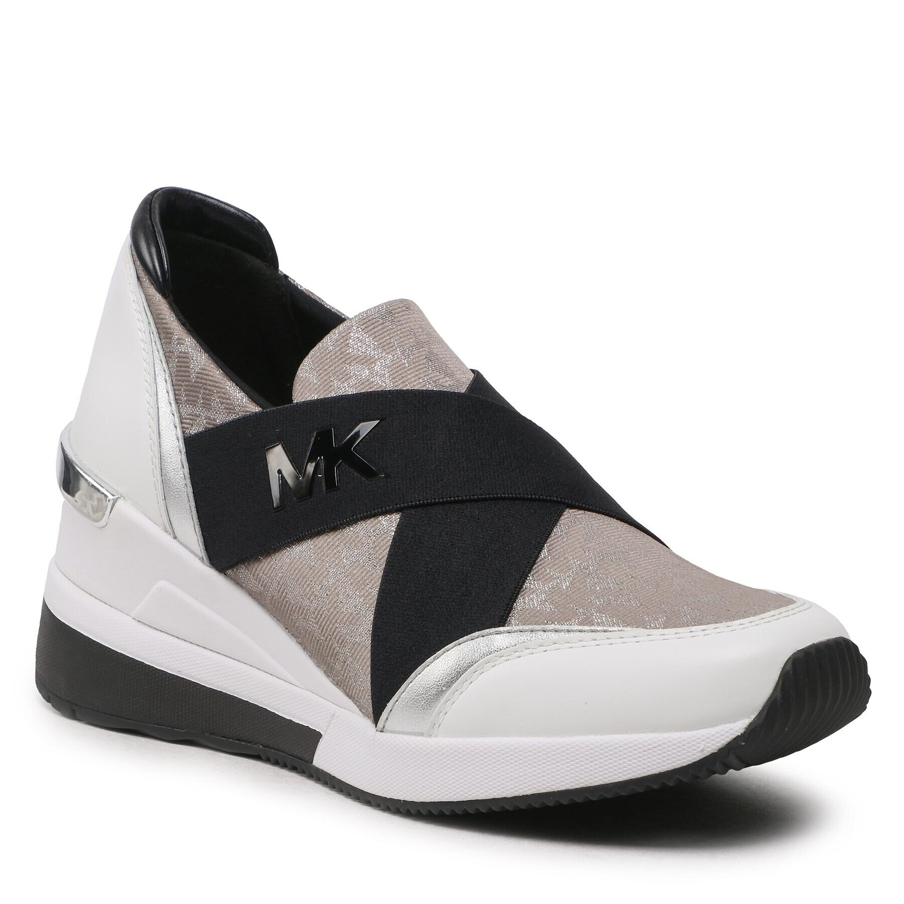 MICHAEL Michael Kors Сникърси Geena Slip On Trainer 43F2GNFP3Y Сребрист - Pepit.bg