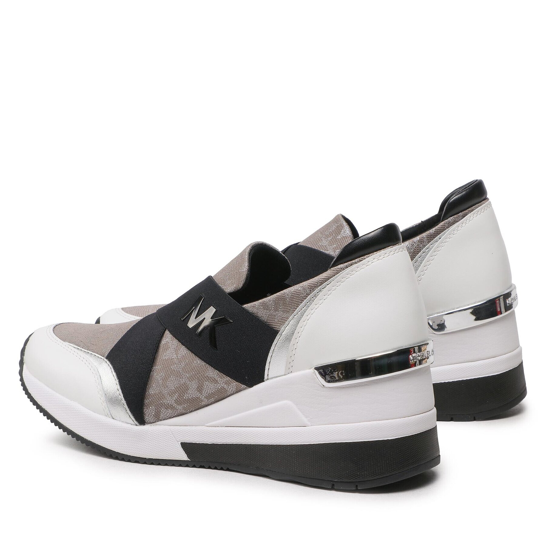 MICHAEL Michael Kors Сникърси Geena Slip On Trainer 43F2GNFP3Y Сребрист - Pepit.bg