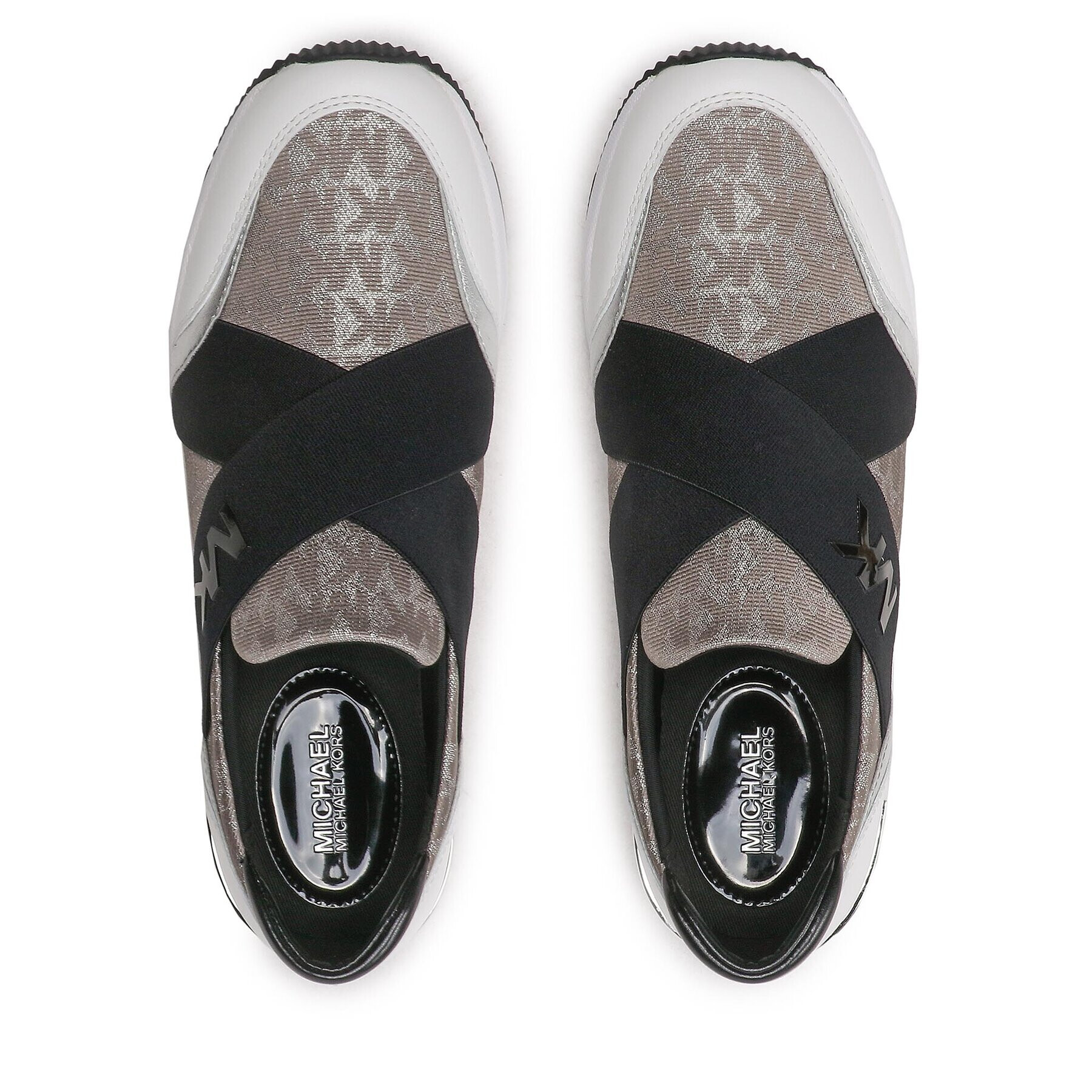 MICHAEL Michael Kors Сникърси Geena Slip On Trainer 43F2GNFP3Y Сребрист - Pepit.bg