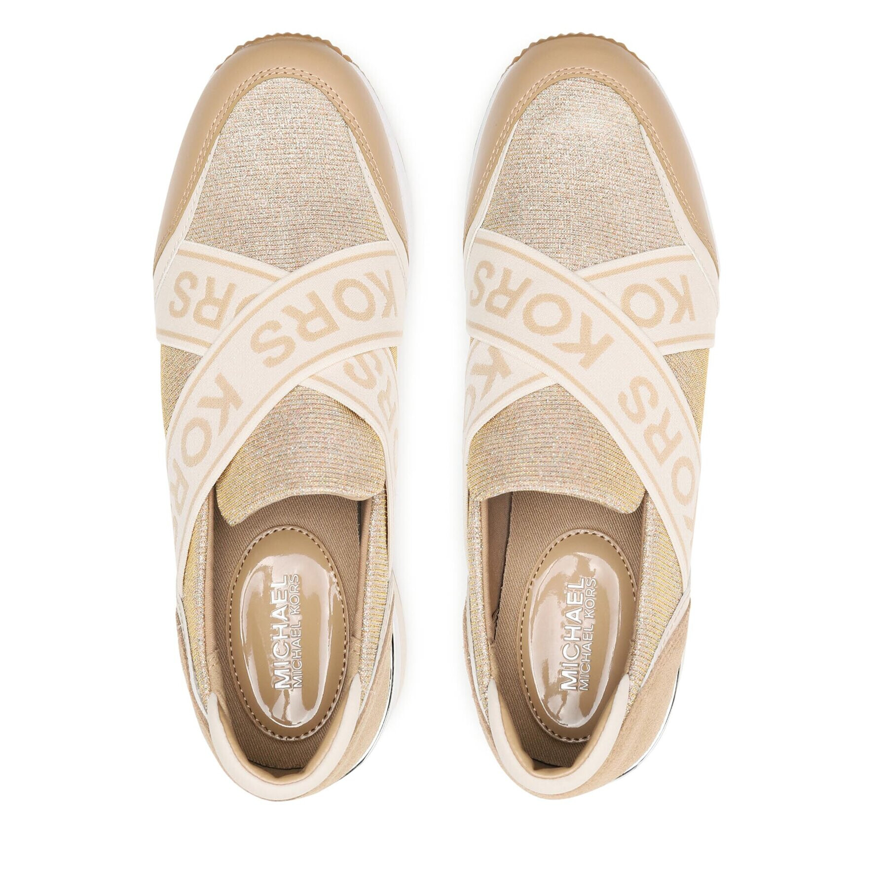 MICHAEL Michael Kors Сникърси Geena Slip On Trainer 43F3GNFP2D Кафяв - Pepit.bg