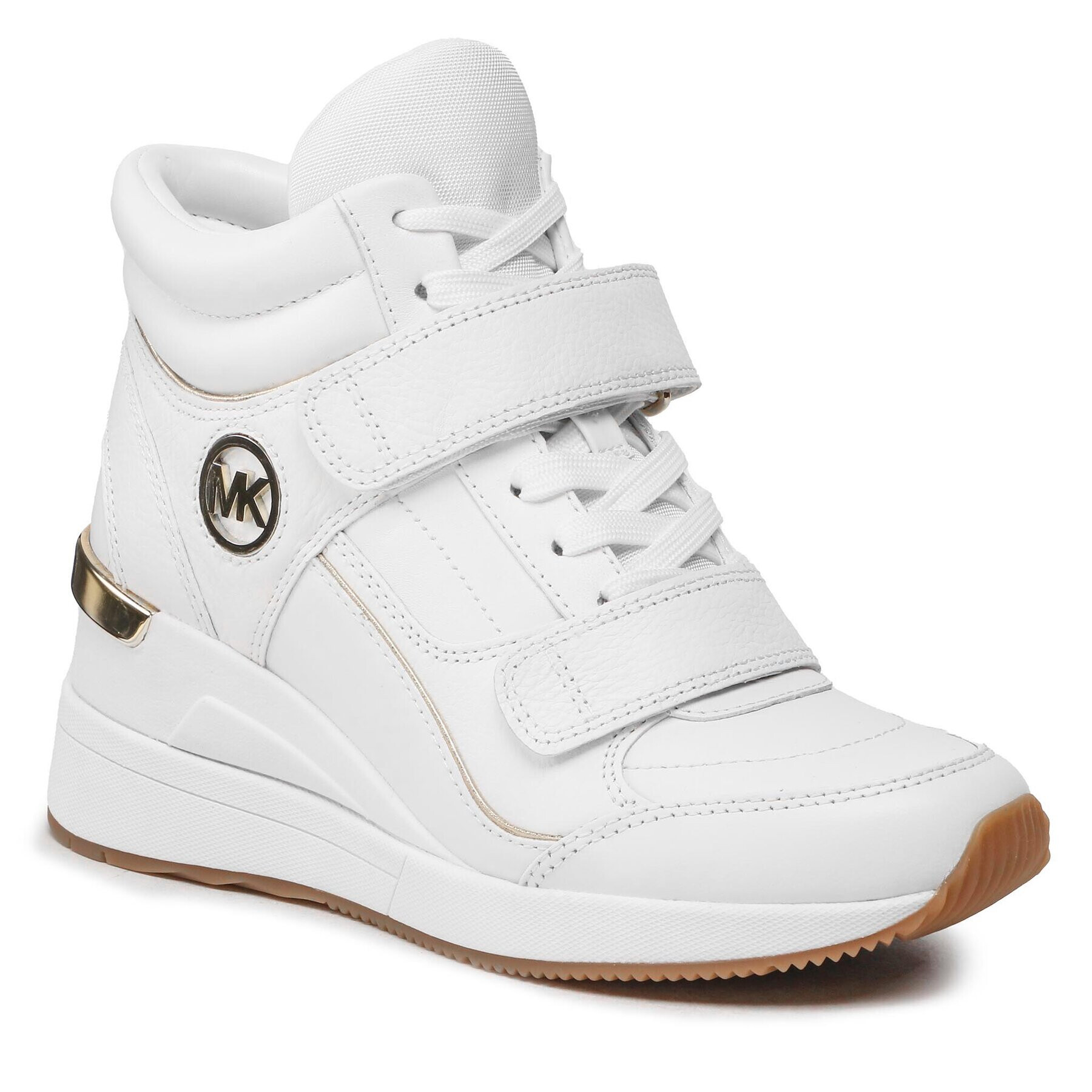 MICHAEL Michael Kors Сникърси Gentry High Top 43F3GYFE1L Бял - Pepit.bg