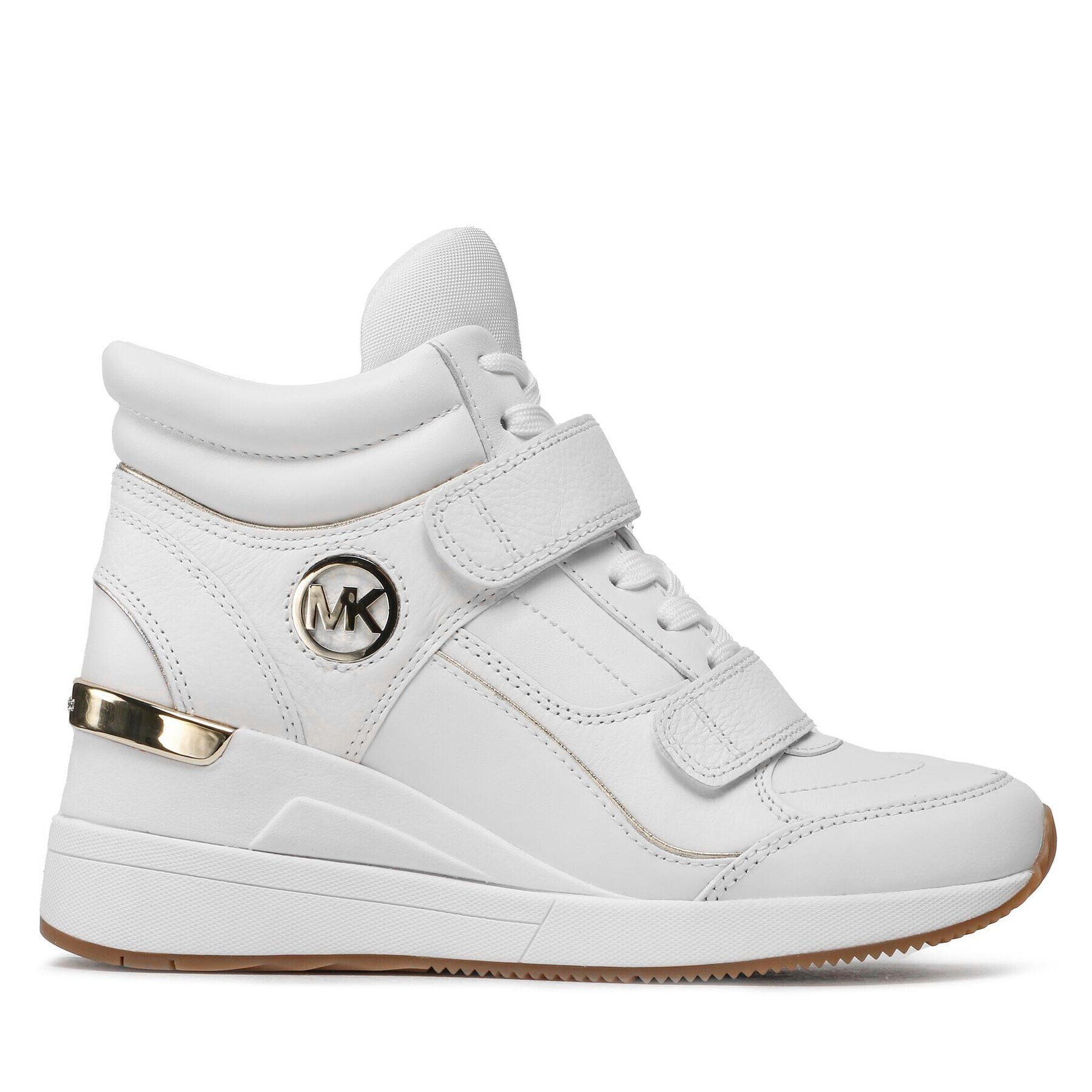 MICHAEL Michael Kors Сникърси Gentry High Top 43F3GYFE1L Бял - Pepit.bg