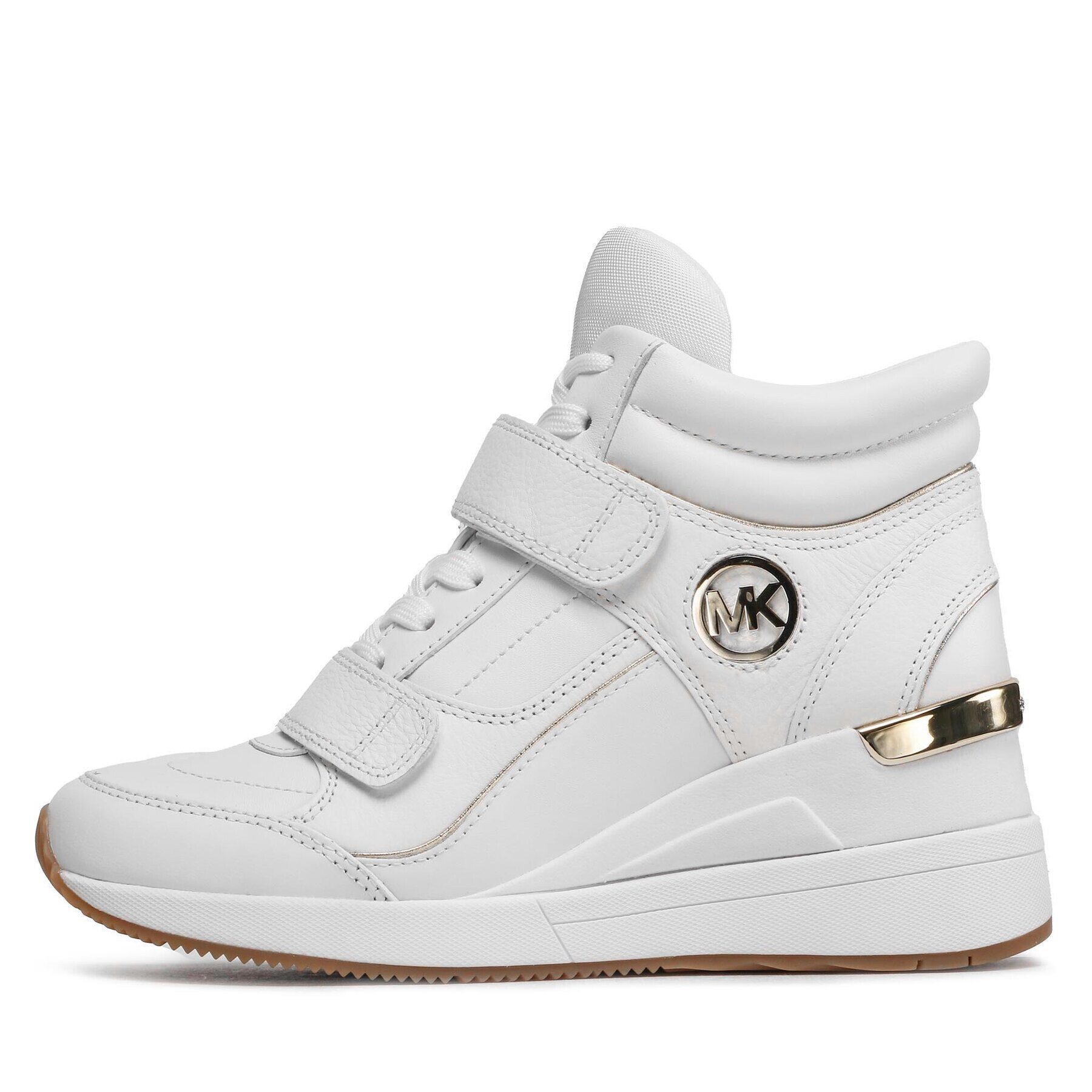 MICHAEL Michael Kors Сникърси Gentry High Top 43F3GYFE1L Бял - Pepit.bg
