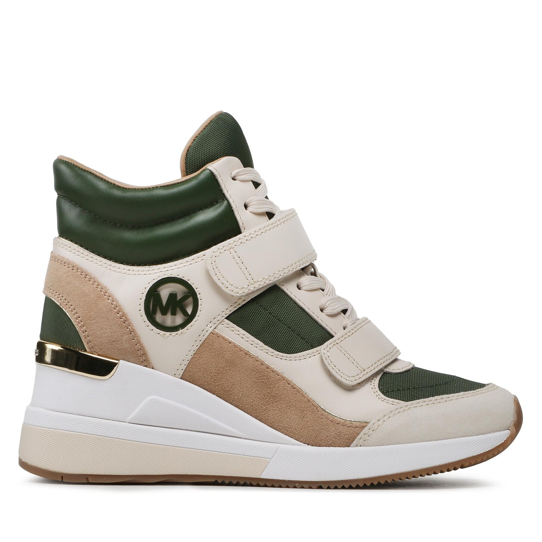 MICHAEL Michael Kors Сникърси Gentry High Top 43F3GYFE2D Бежов - Pepit.bg