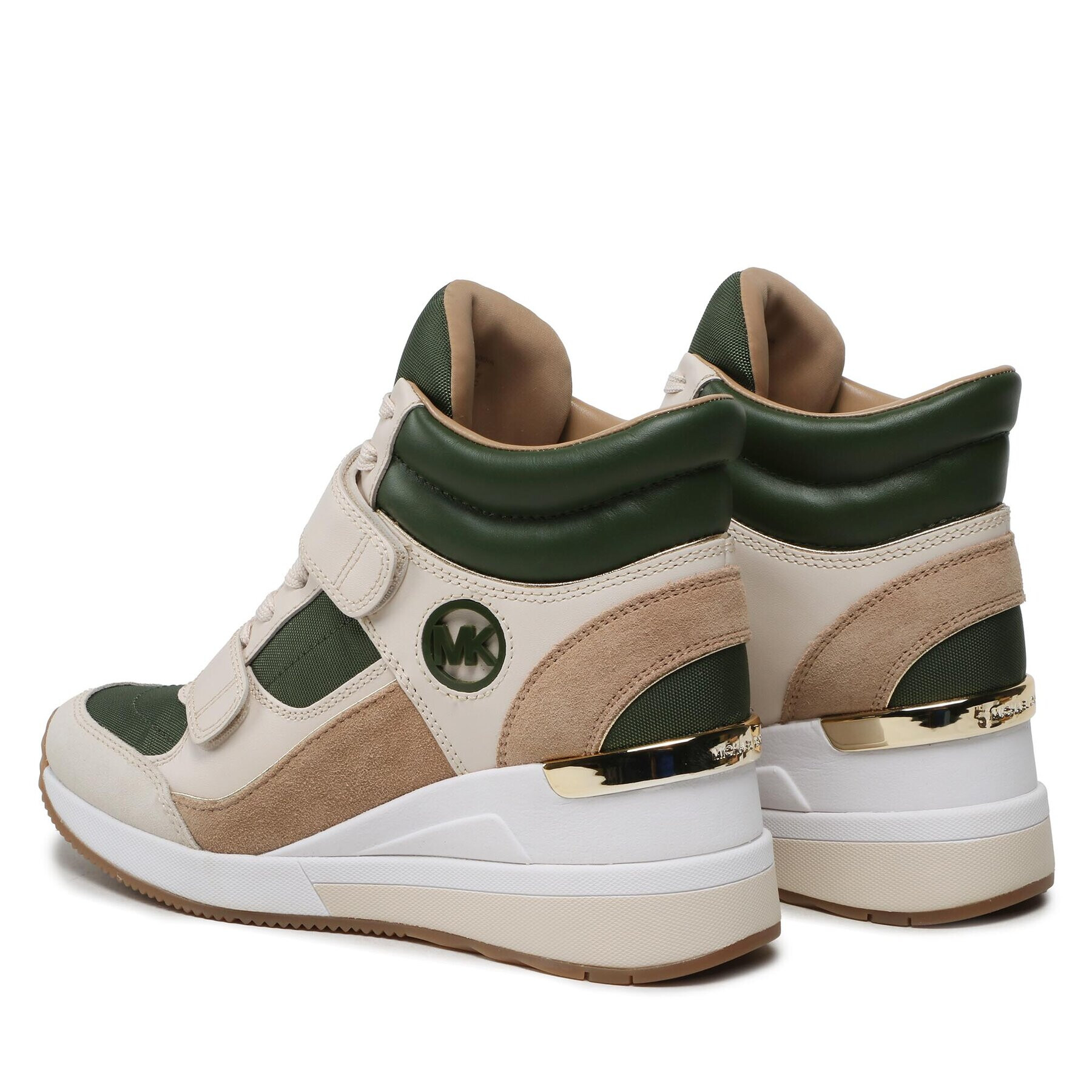 MICHAEL Michael Kors Сникърси Gentry High Top 43F3GYFE2D Бежов - Pepit.bg
