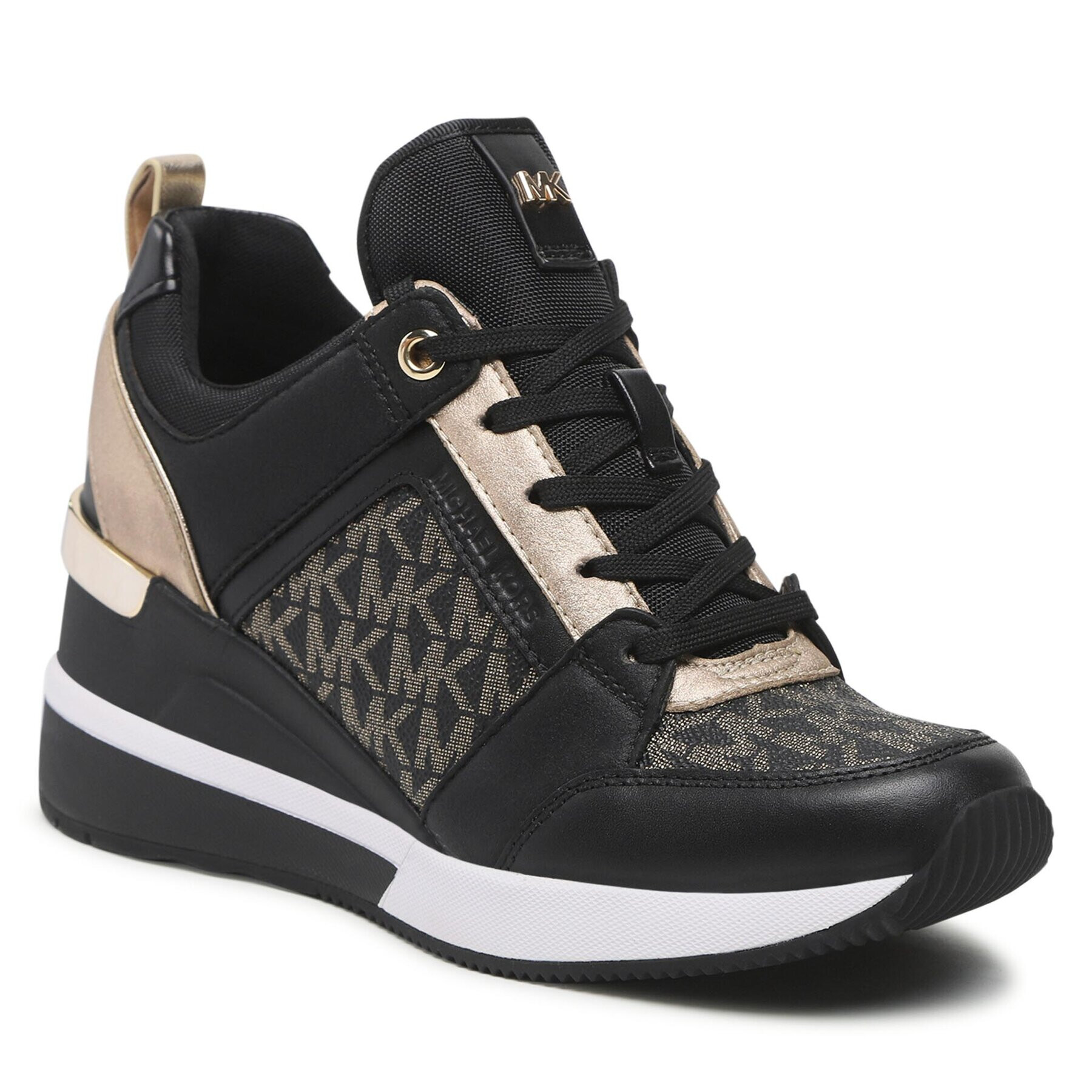MICHAEL Michael Kors Сникърси Georgie Trainer 43F2GEFS1B Черен - Pepit.bg