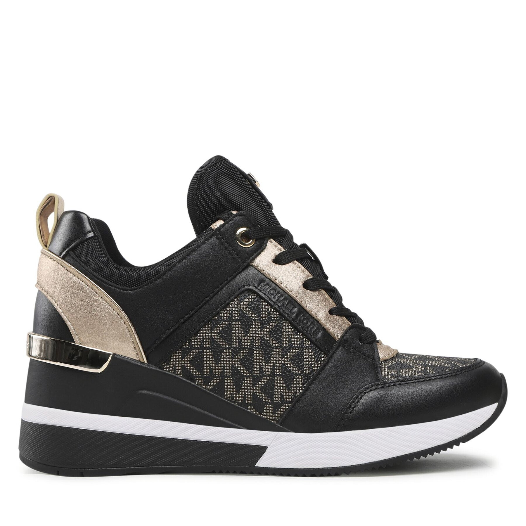MICHAEL Michael Kors Сникърси Georgie Trainer 43F2GEFS1B Черен - Pepit.bg
