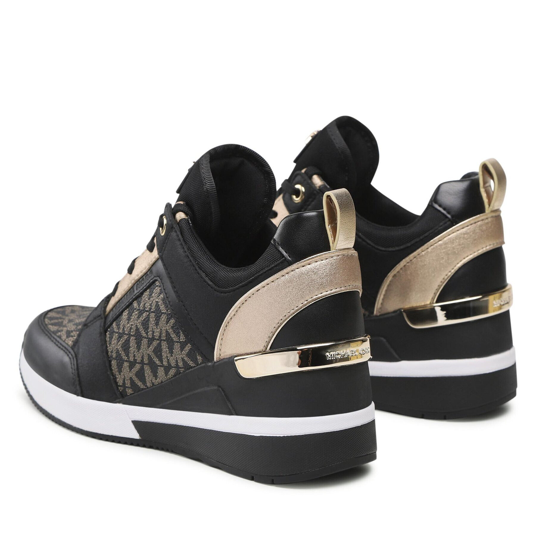 MICHAEL Michael Kors Сникърси Georgie Trainer 43F2GEFS1B Черен - Pepit.bg