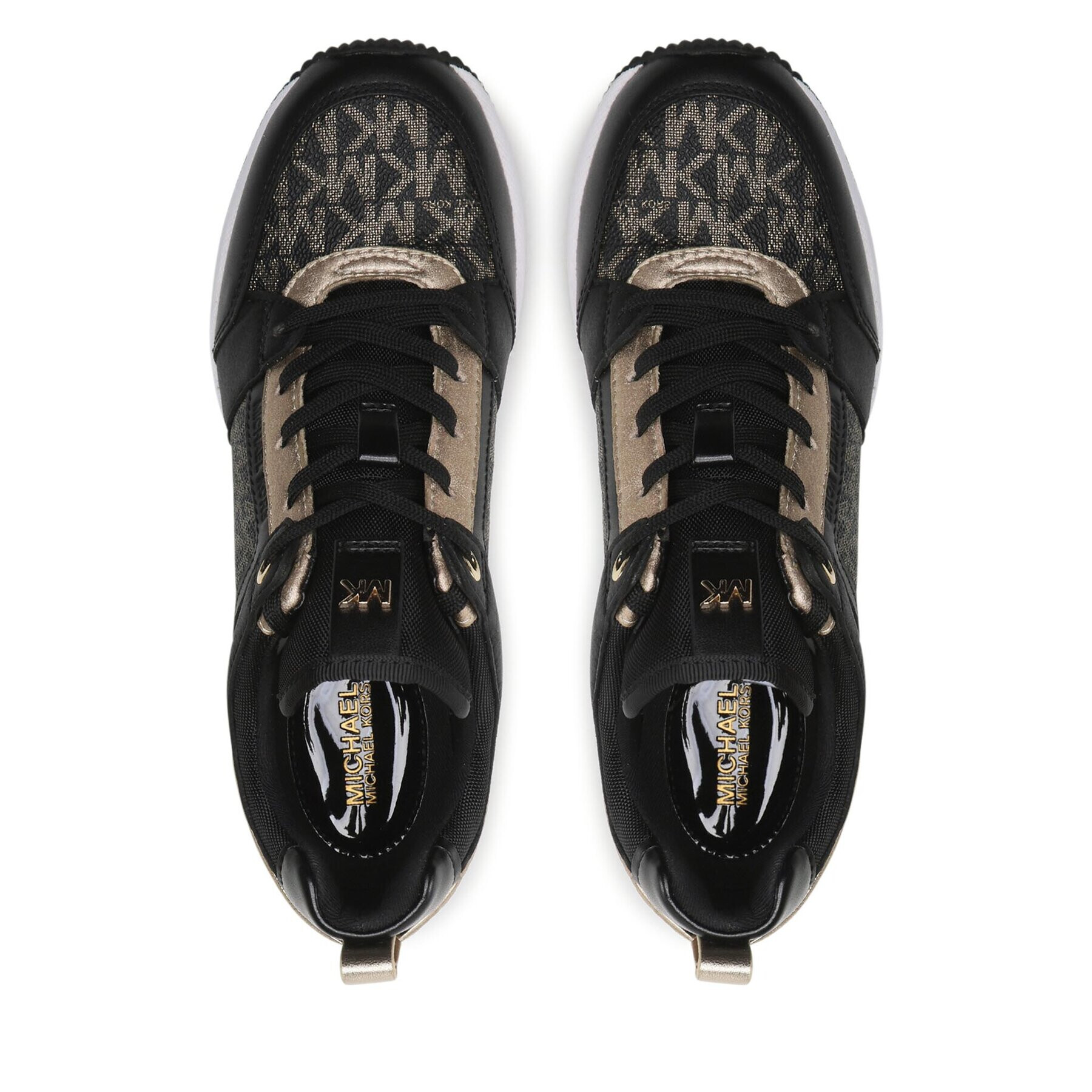 MICHAEL Michael Kors Сникърси Georgie Trainer 43F2GEFS1B Черен - Pepit.bg