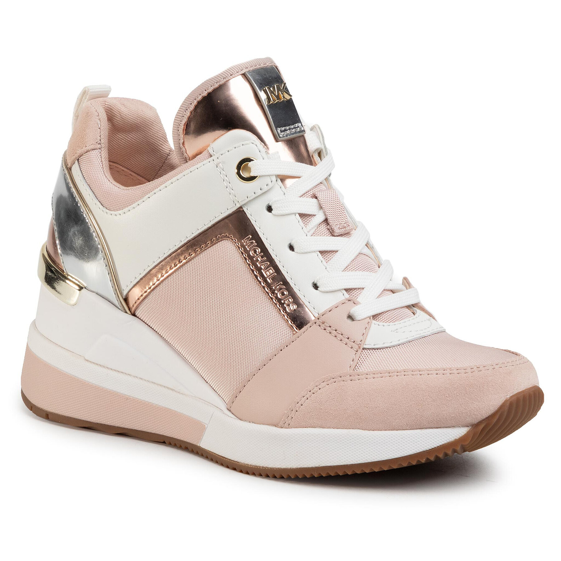 MICHAEL Michael Kors Сникърси Georgie Trainer 43R0GEFS2D Розов - Pepit.bg